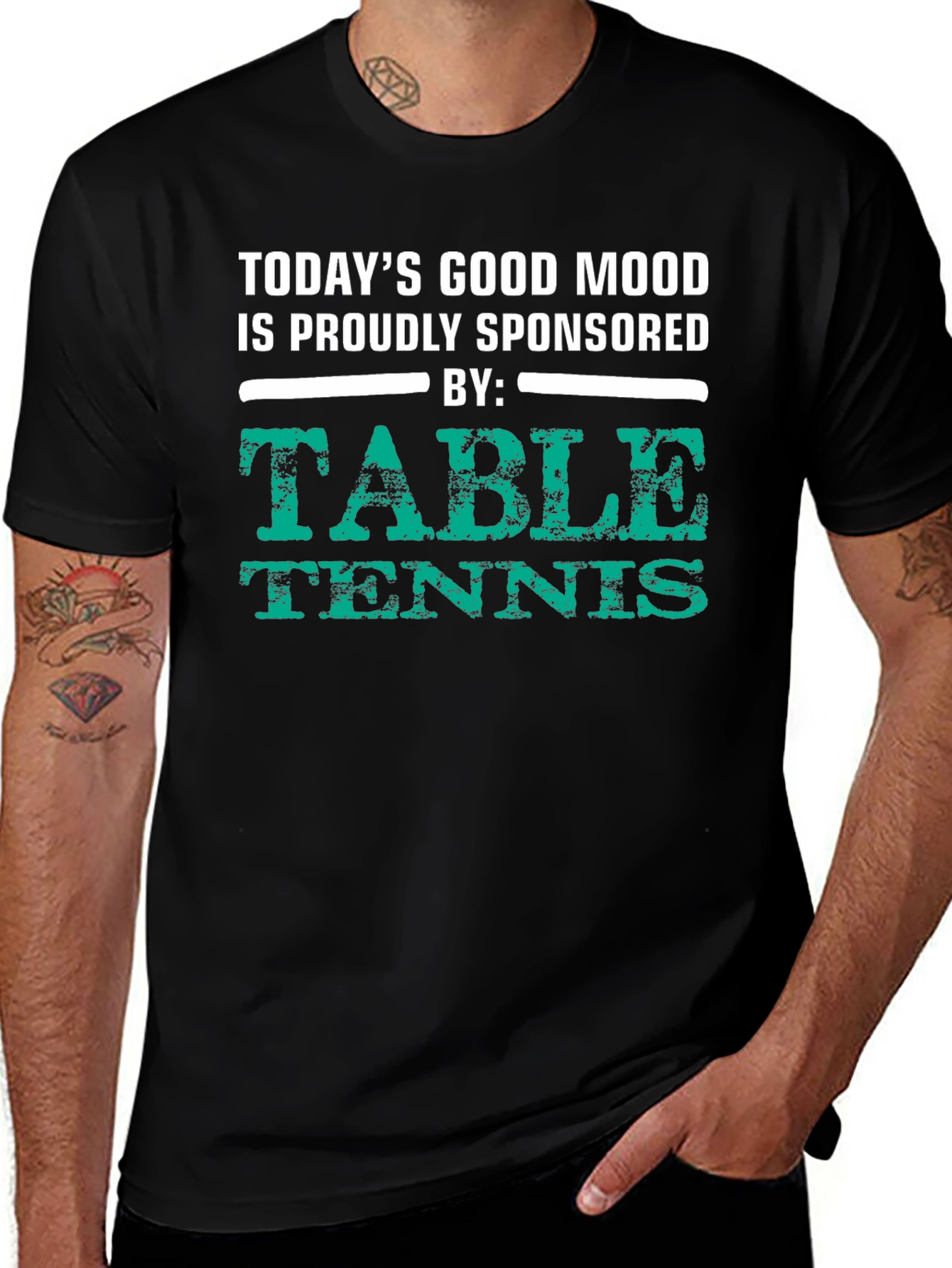 Table Tennis Sponsored T-Shirt
