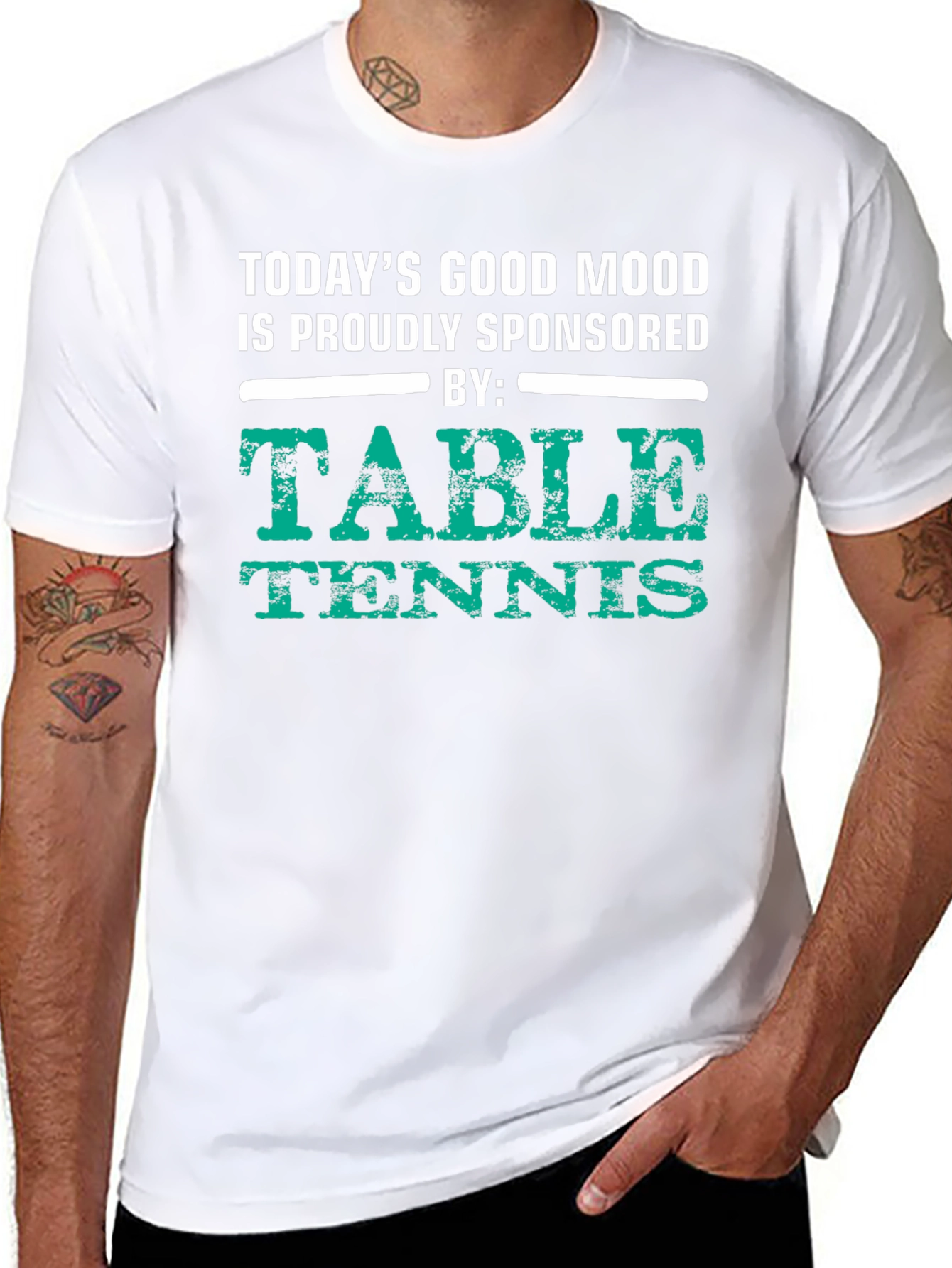 Table Tennis Sponsored T-Shirt