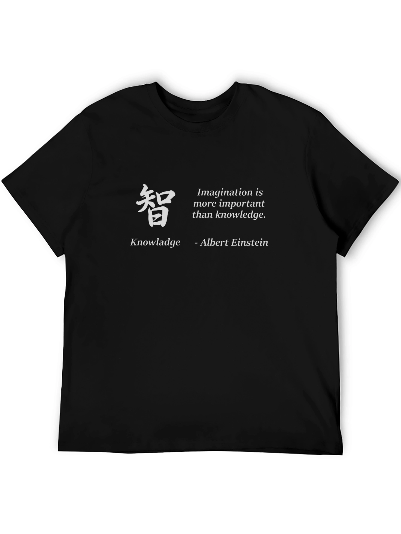 Einstein Quote T-Shirt - Imagination Knowledge