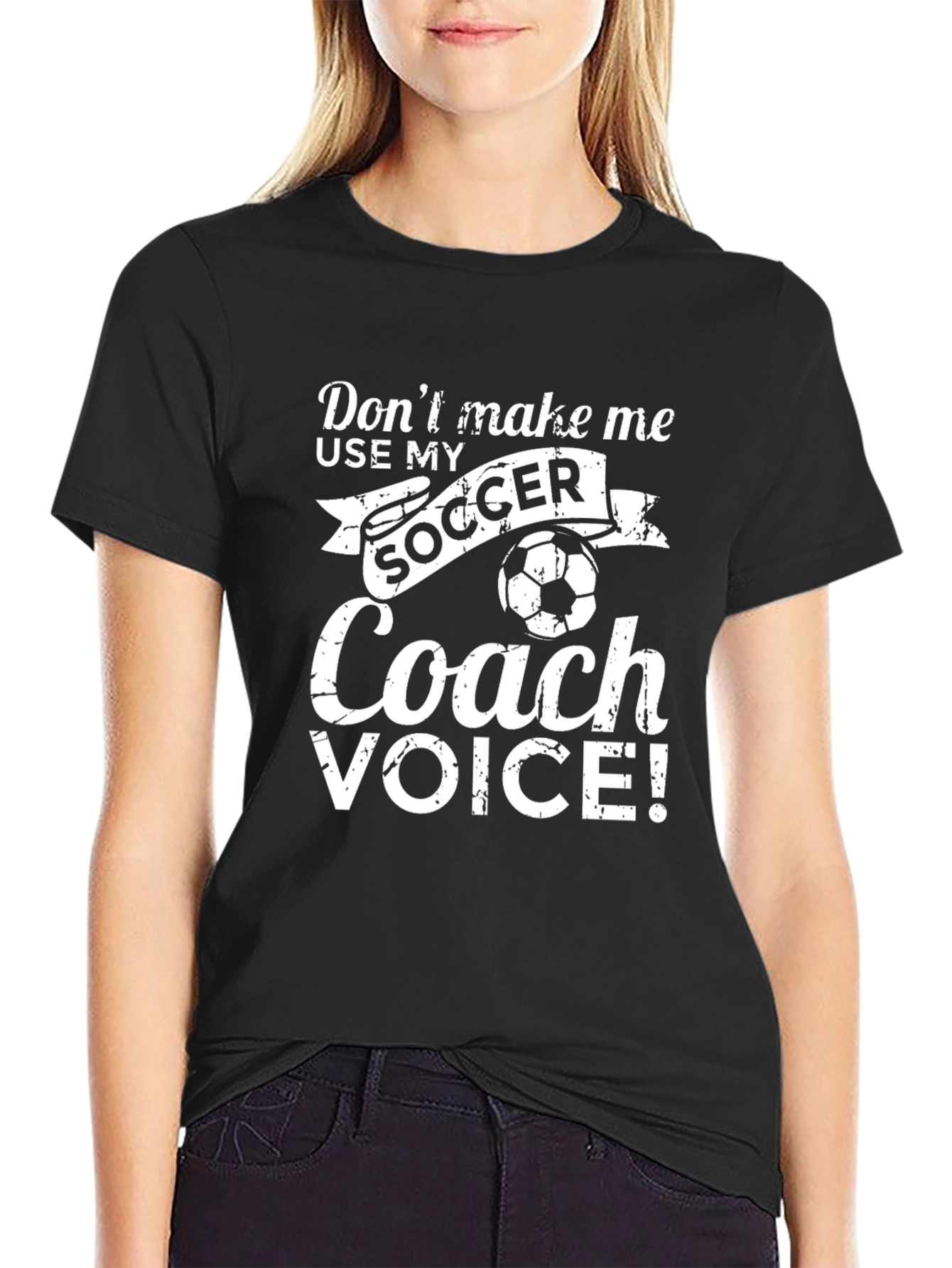 Soccer Coach T-Shirt - Funny Coach Voice Tee