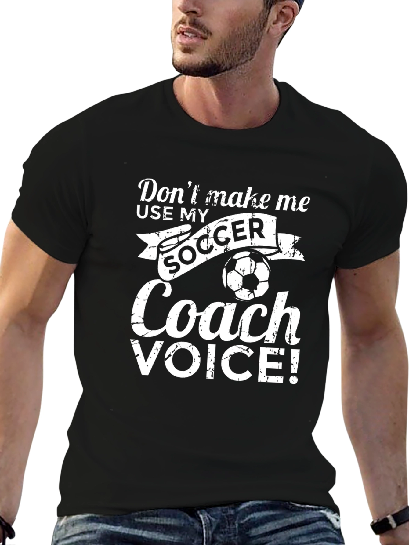 Soccer Coach T-Shirt - Funny Coach Voice Tee