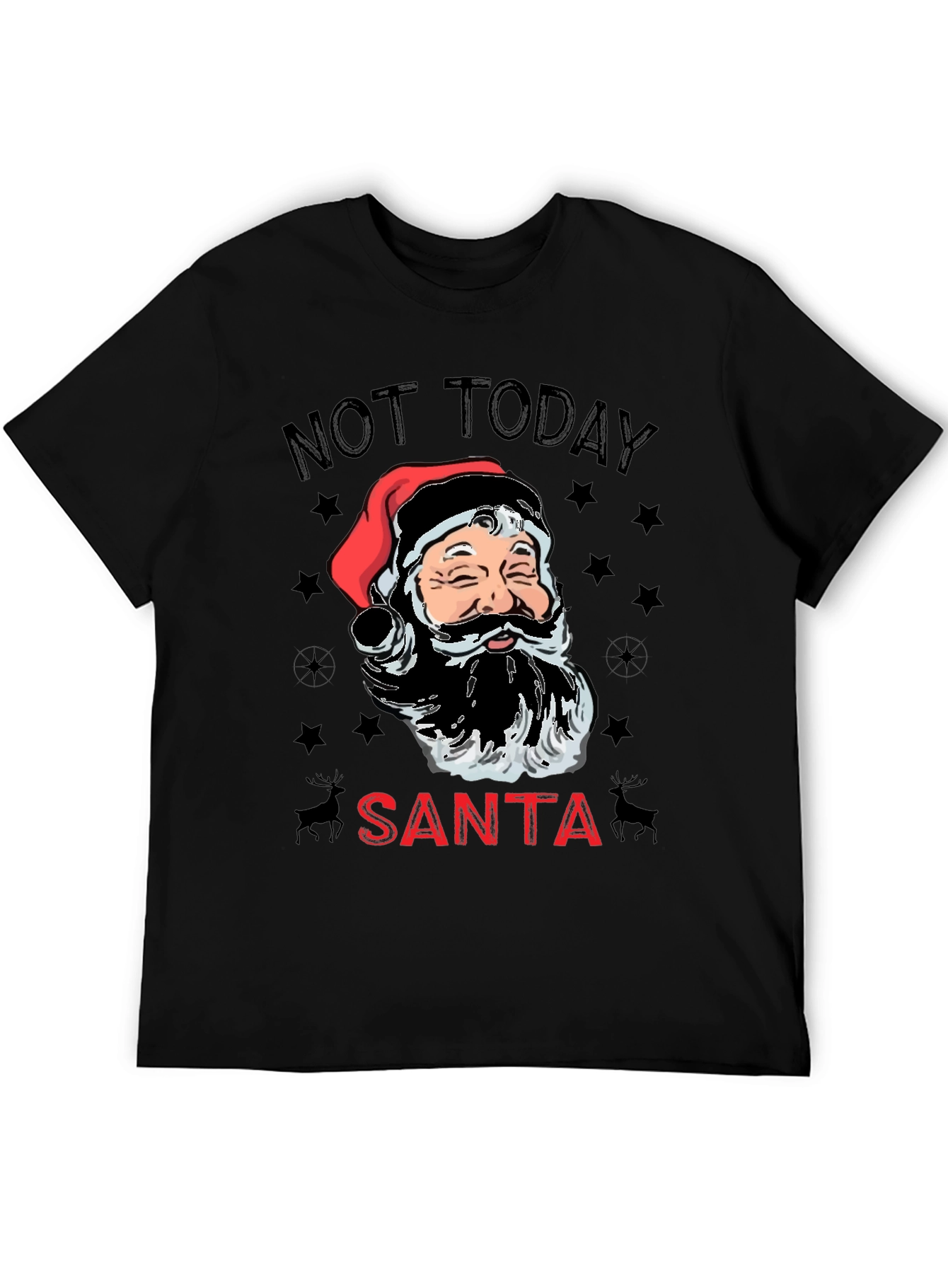 Not Today Santa Graphic Tee