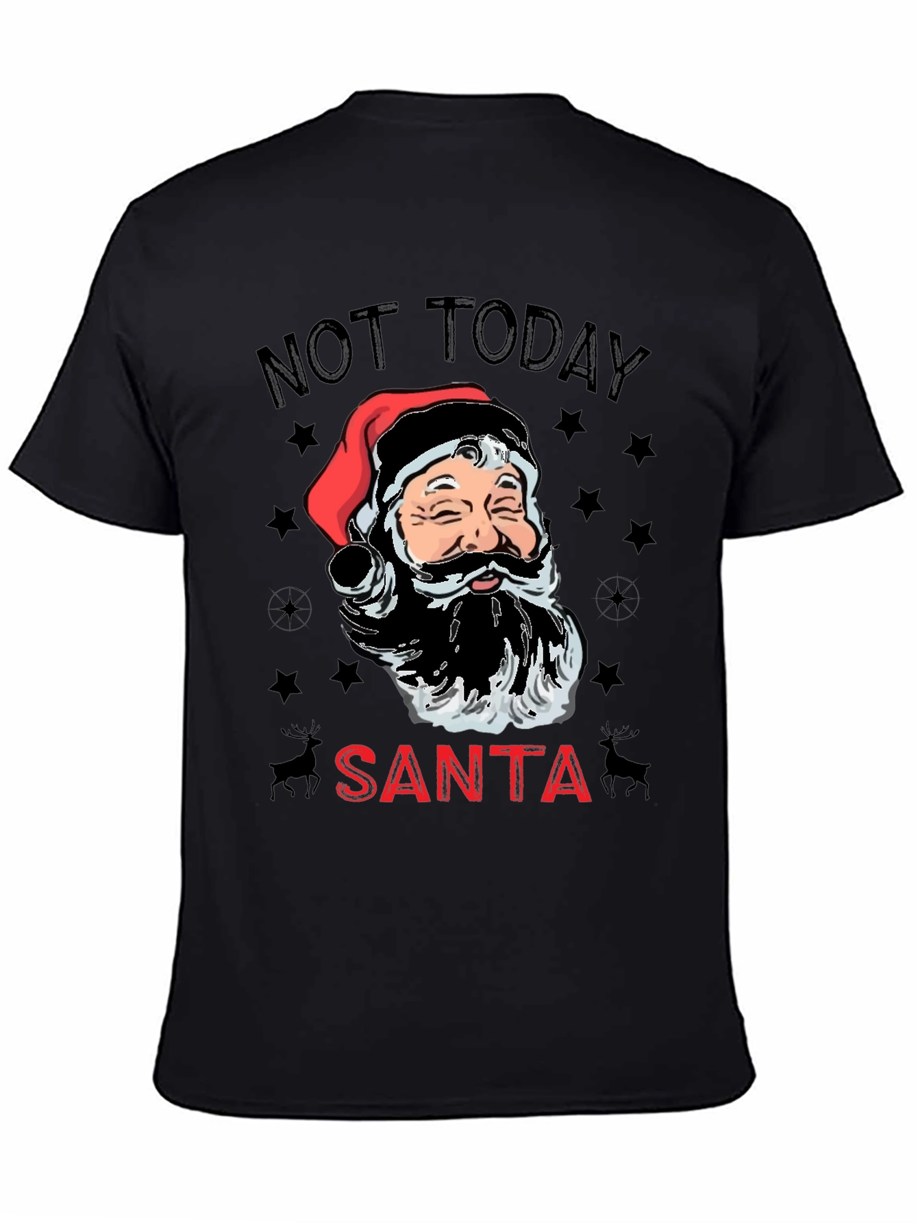 Not Today Santa Graphic Tee