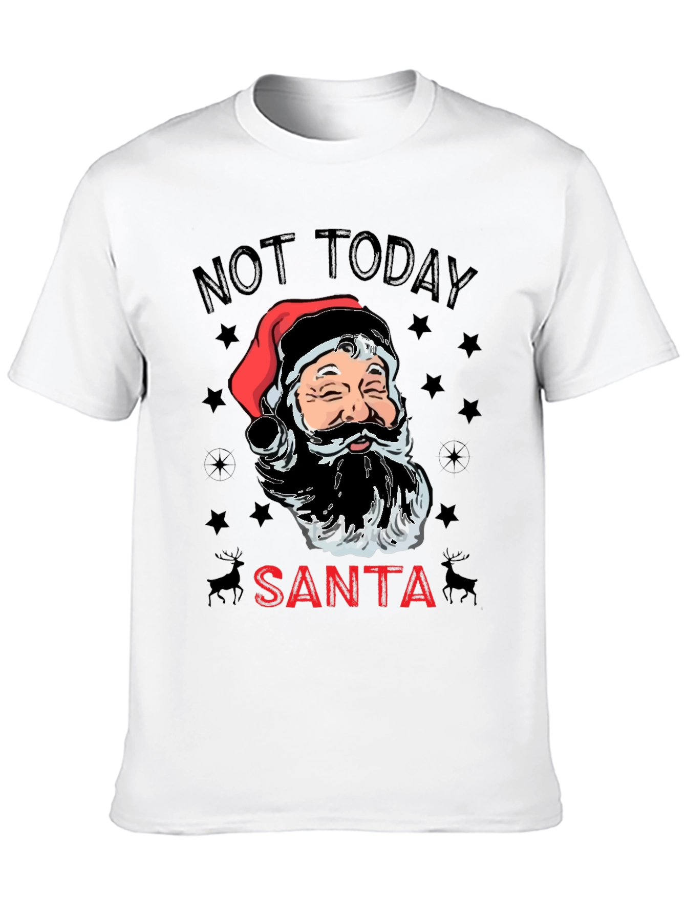 Not Today Santa Graphic Tee