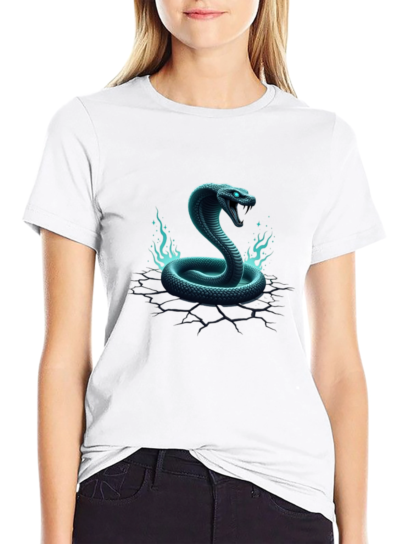 Cobra Graphic Tee - Mens Black T-Shirt