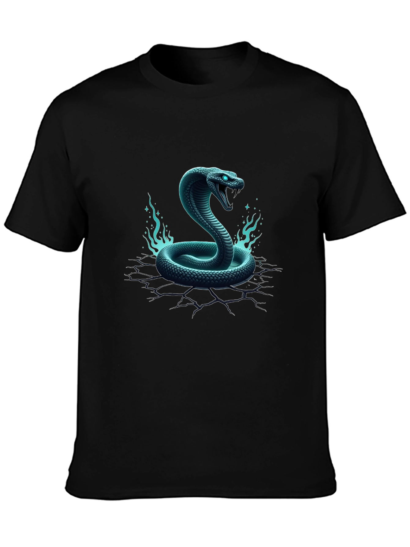 Cobra Graphic Tee - Mens Black T-Shirt