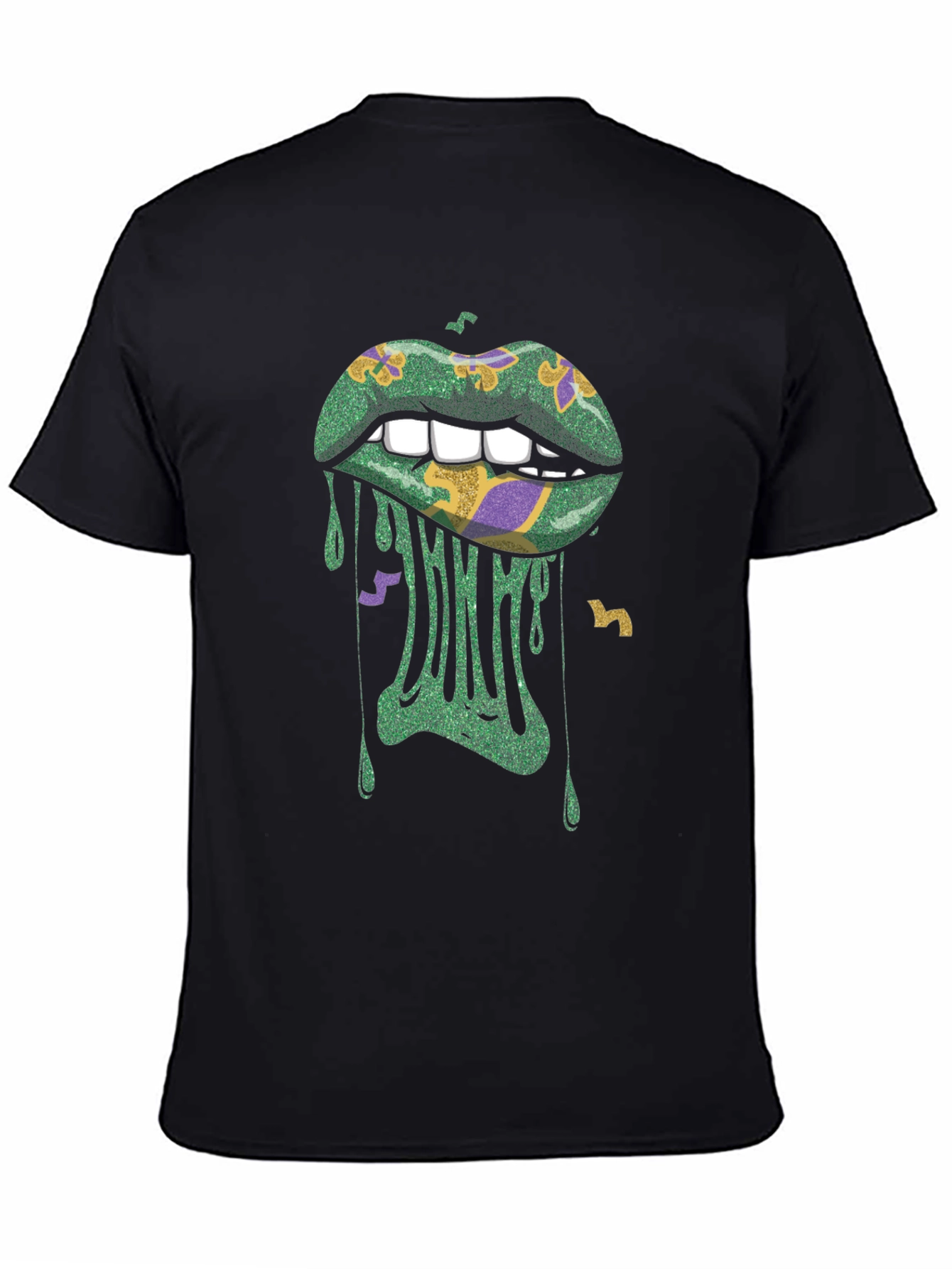 Mardi Gras Lips Graphic Tee