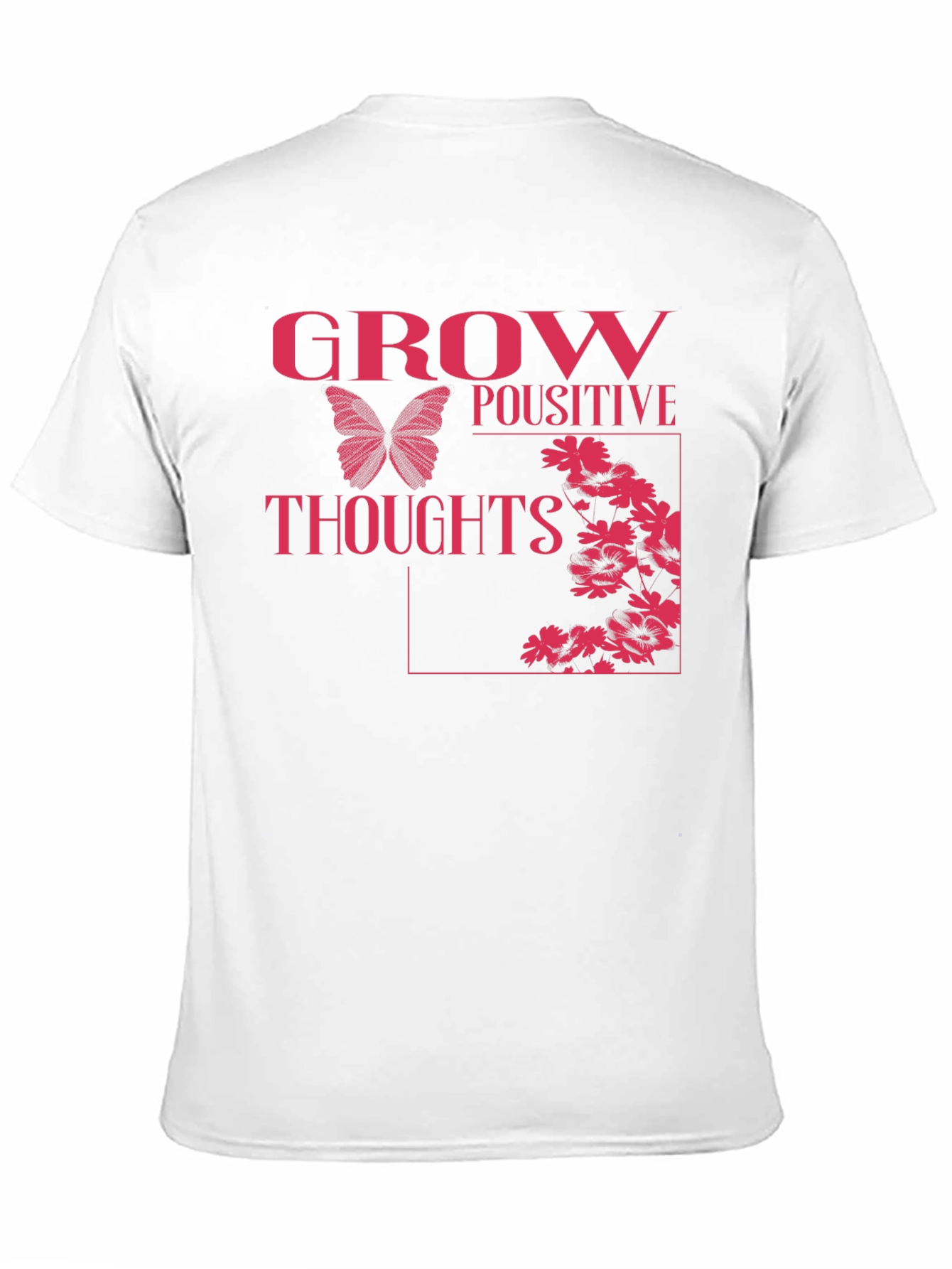 Grow Positive Thoughts Tee - Black