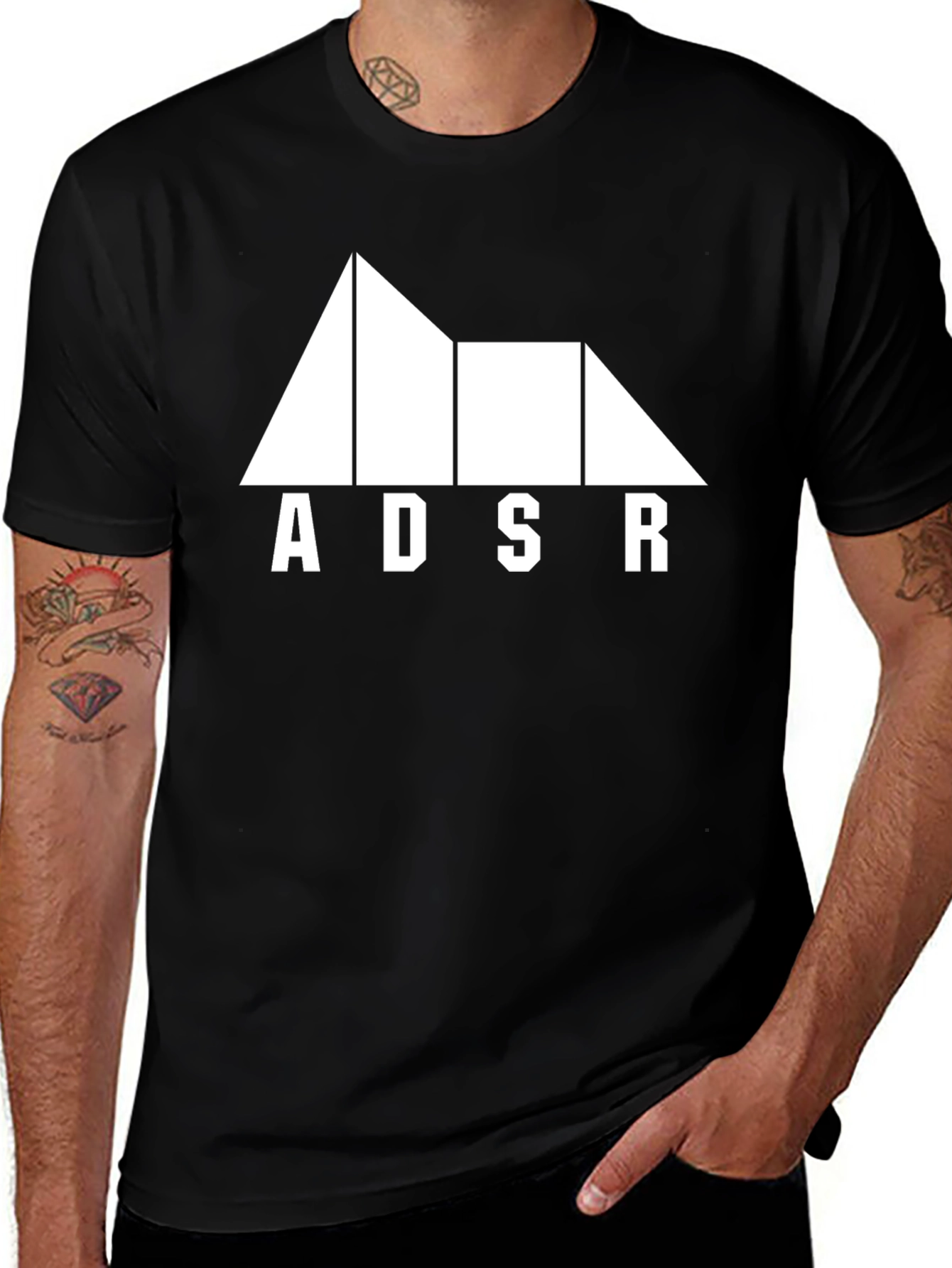 ADSR Graphic Tee - Synth Wave Shirt