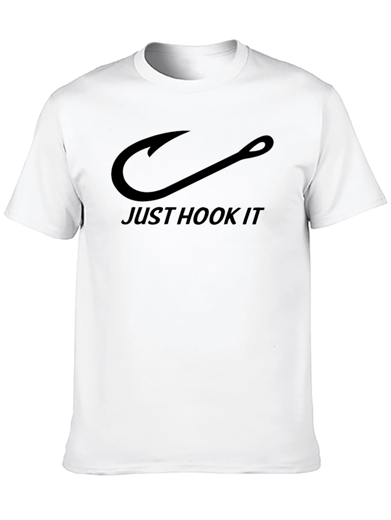 Just Hook It T-Shirt - Black Fishing Tee