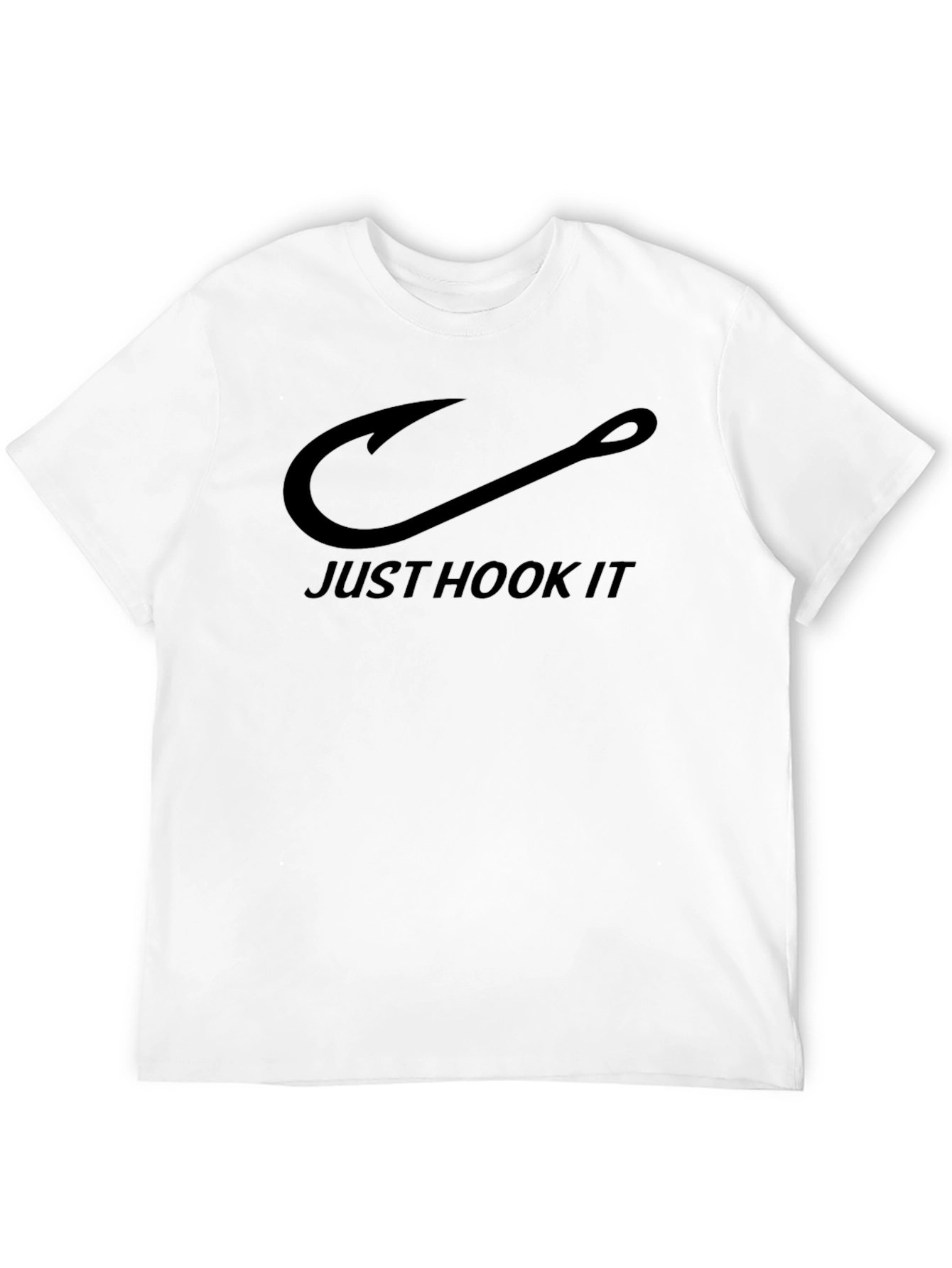 Just Hook It T-Shirt - Black Fishing Tee