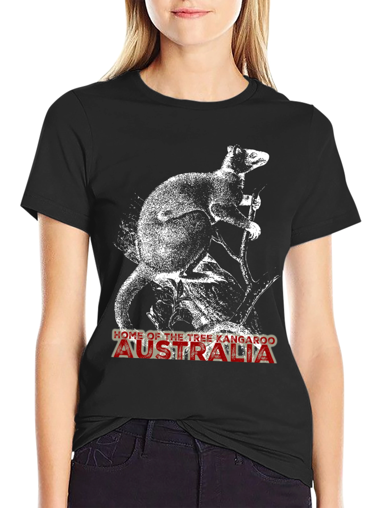 Tree Kangaroo Australia Graphic Tee