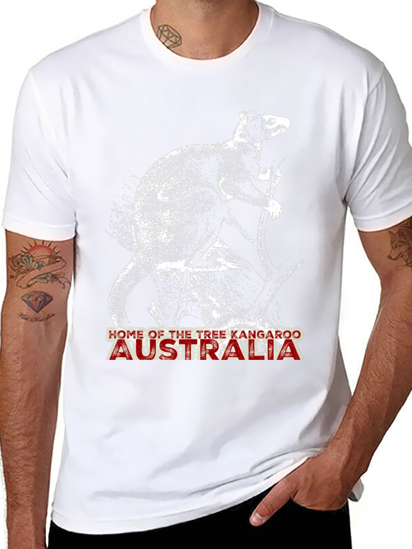 Tree Kangaroo Australia Graphic Tee