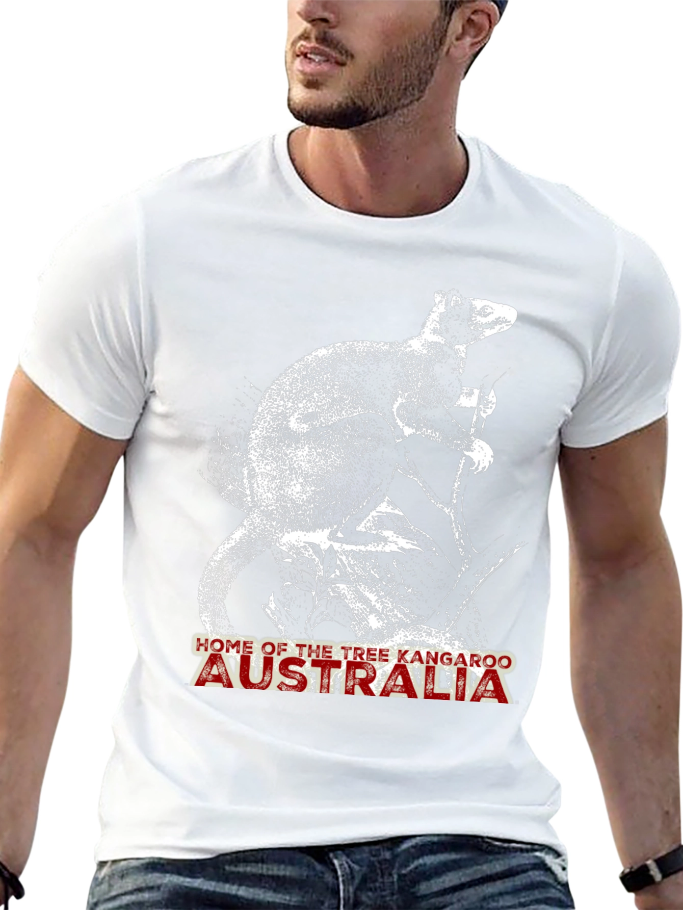 Tree Kangaroo Australia Graphic Tee