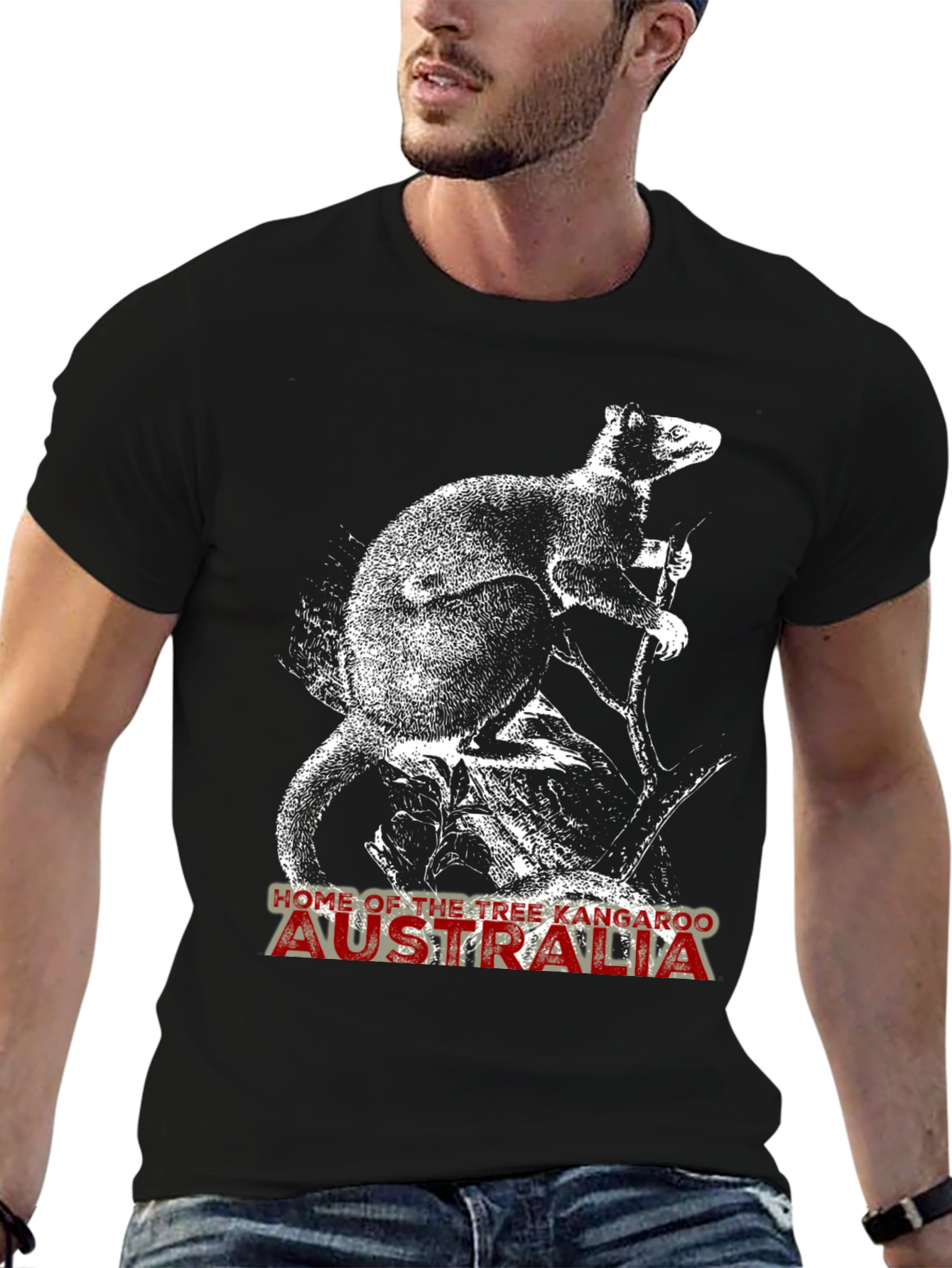 Tree Kangaroo Australia Graphic Tee