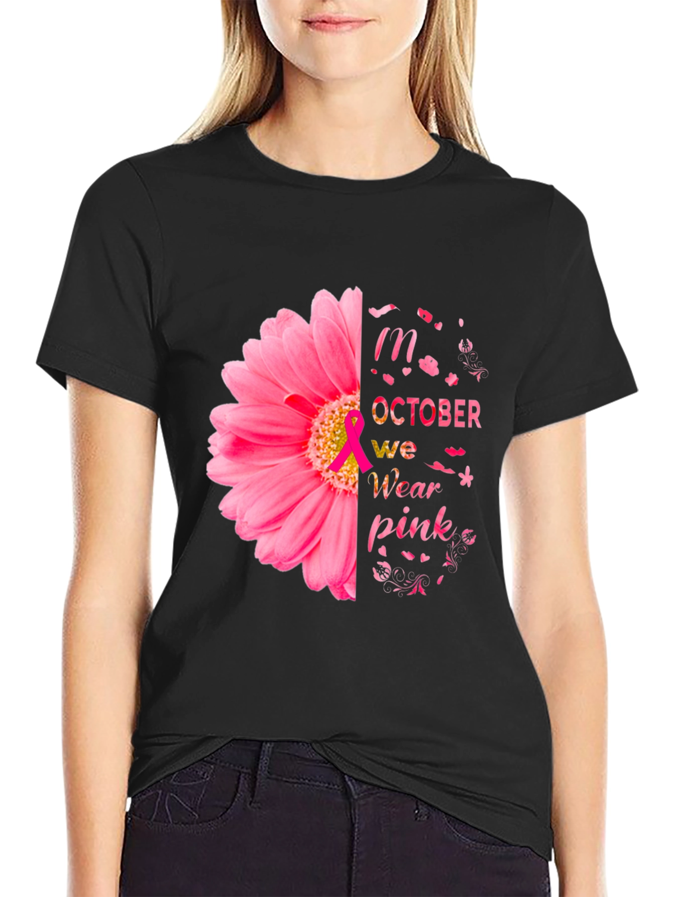 October We Wear Pink T-Shirt