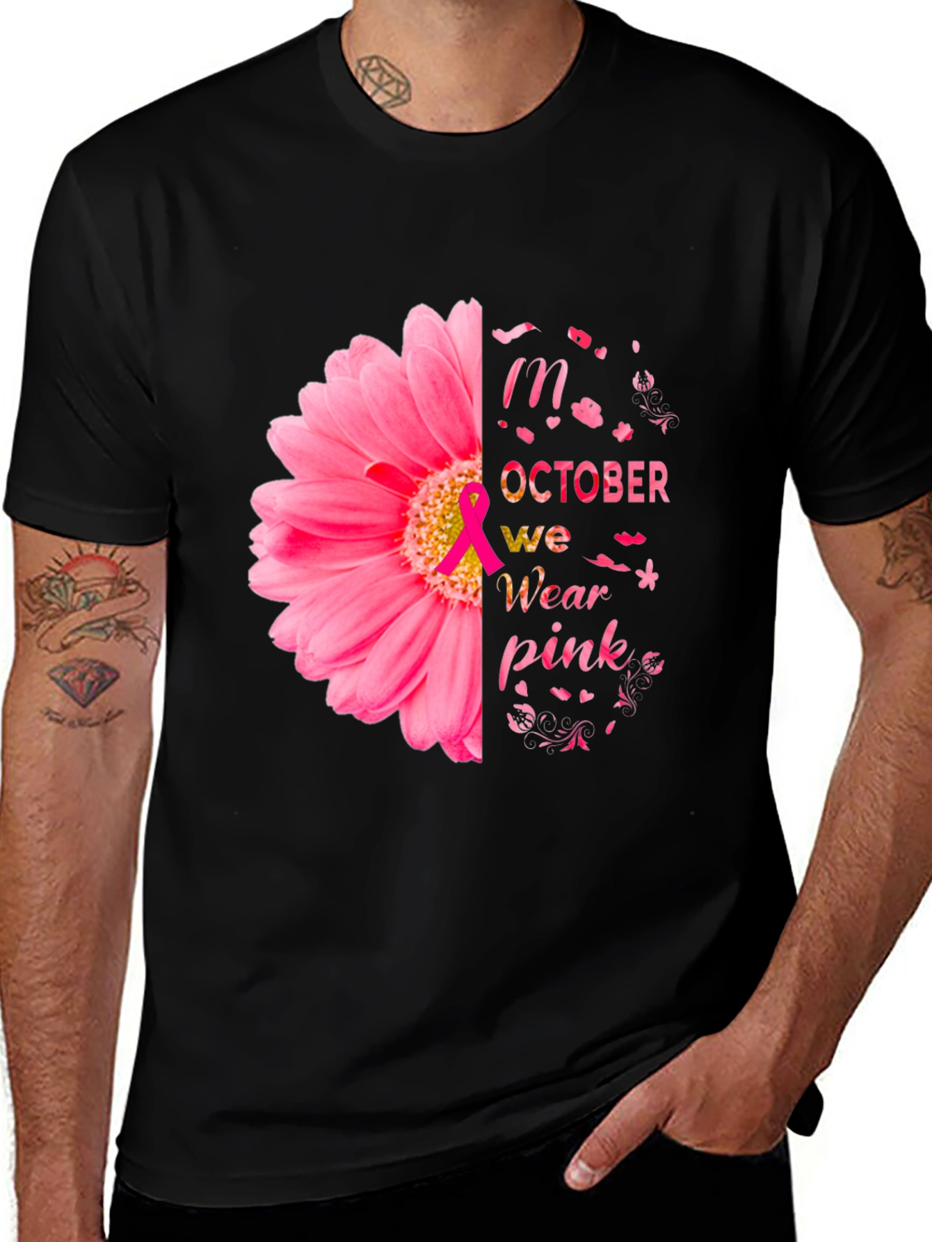 October We Wear Pink T-Shirt
