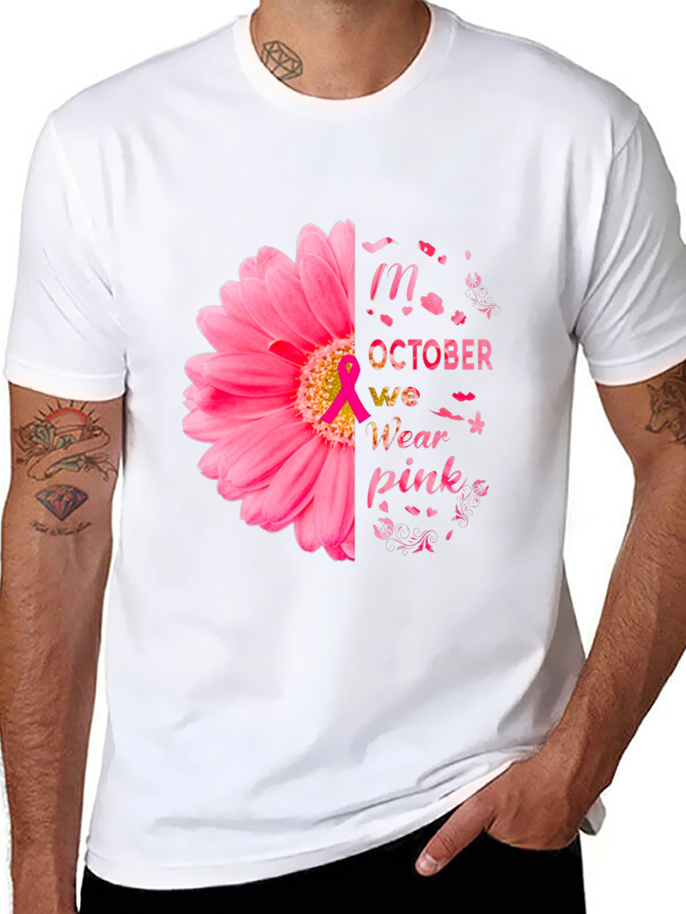 October We Wear Pink T-Shirt