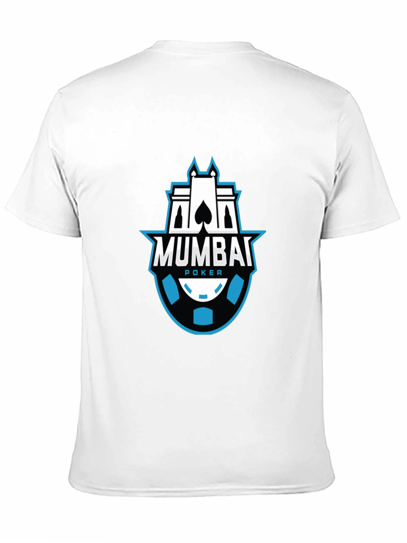 Mumbai Poker Black Graphic T-Shirt