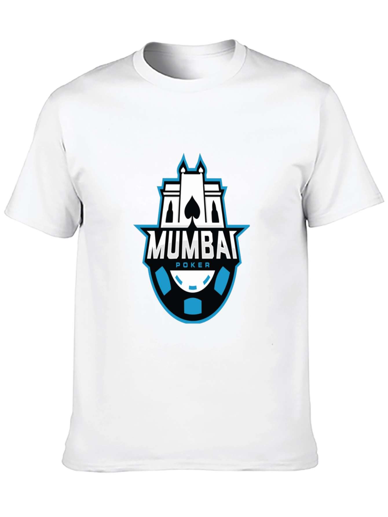 Mumbai Poker Black Graphic T-Shirt
