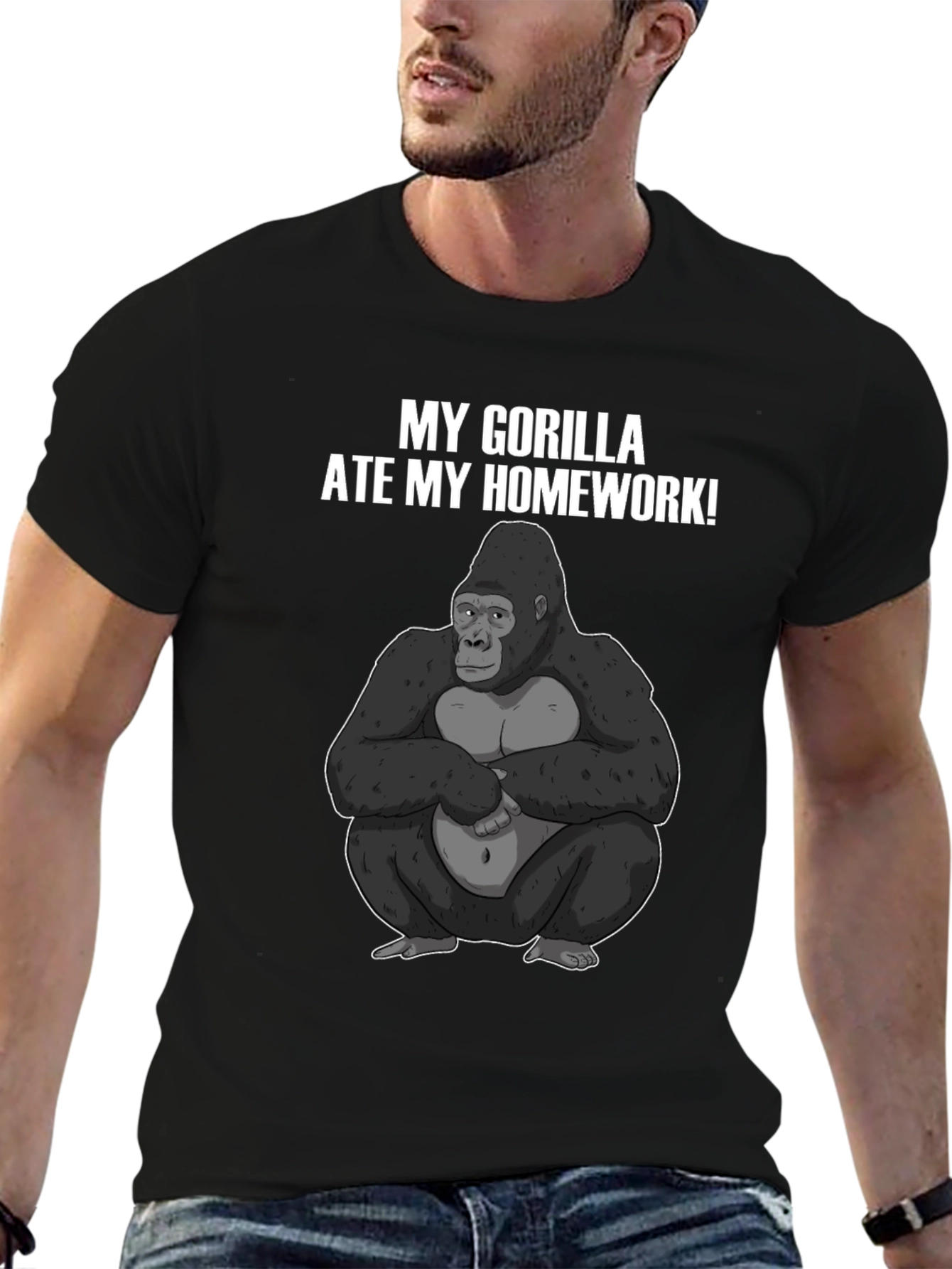 My Gorilla Ate My Homework T-Shirt