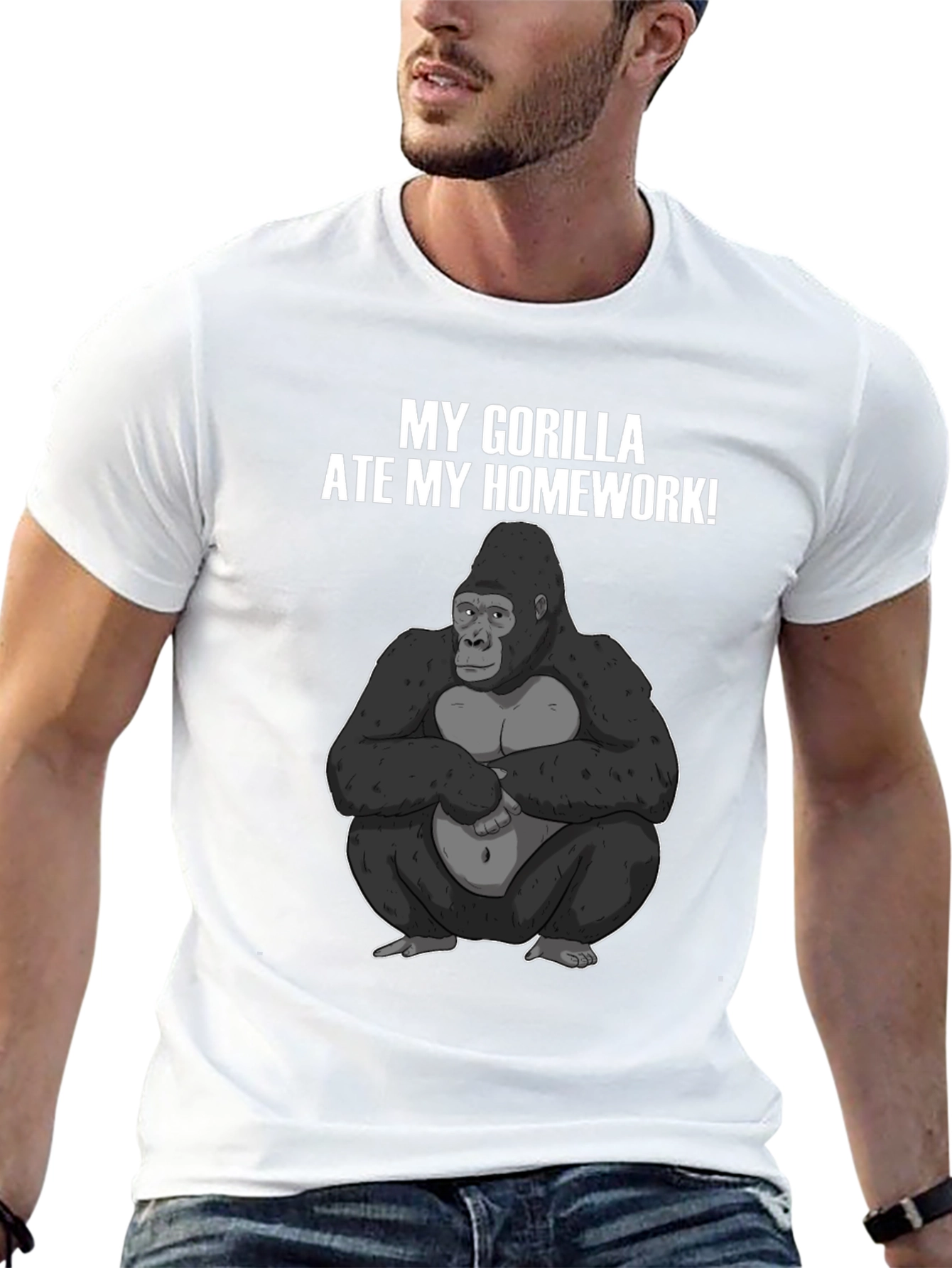 My Gorilla Ate My Homework T-Shirt