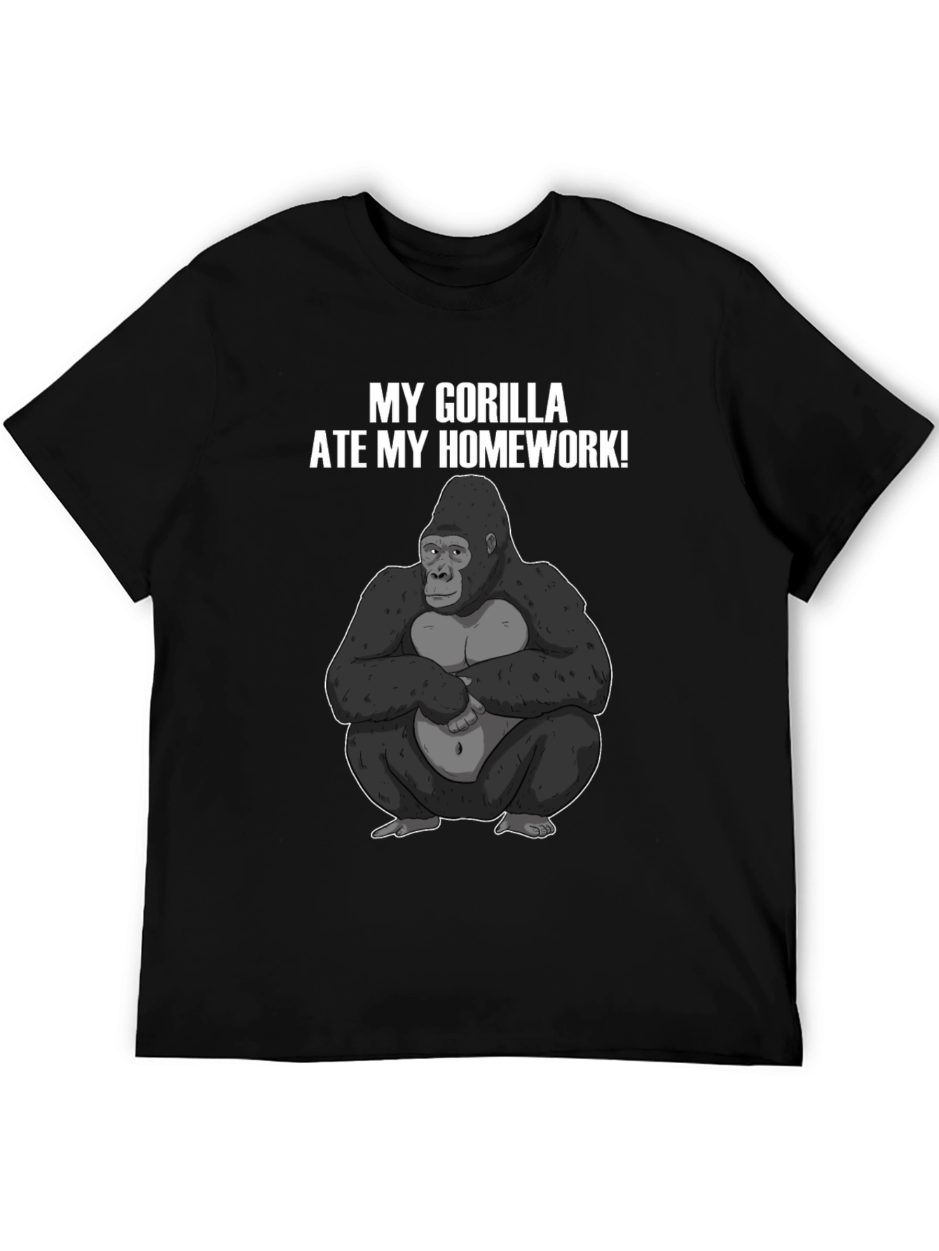 My Gorilla Ate My Homework T-Shirt