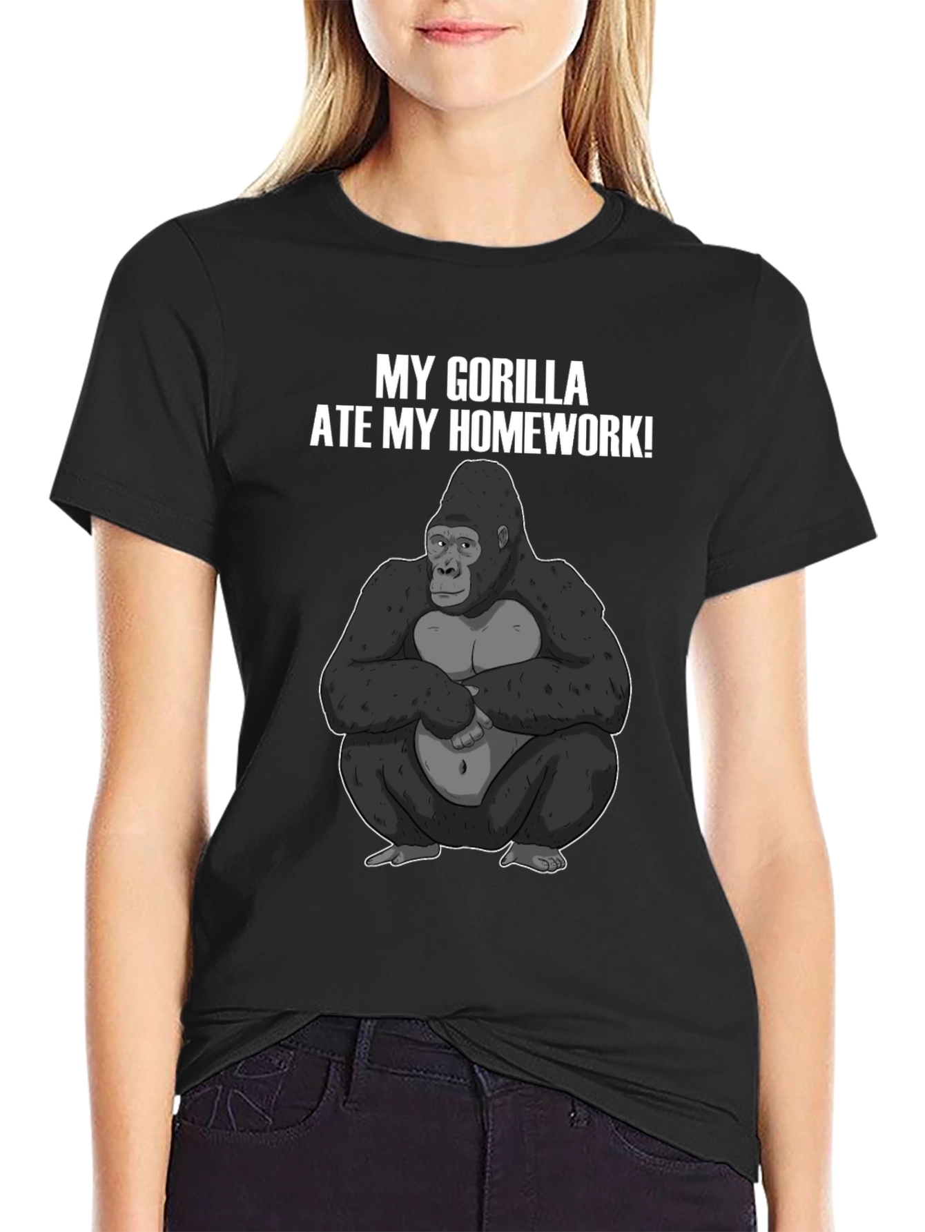 My Gorilla Ate My Homework T-Shirt