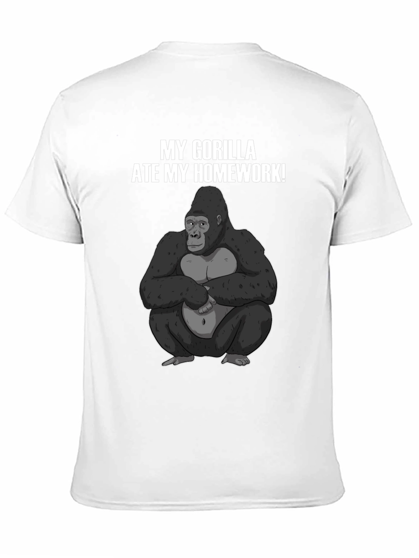 My Gorilla Ate My Homework T-Shirt