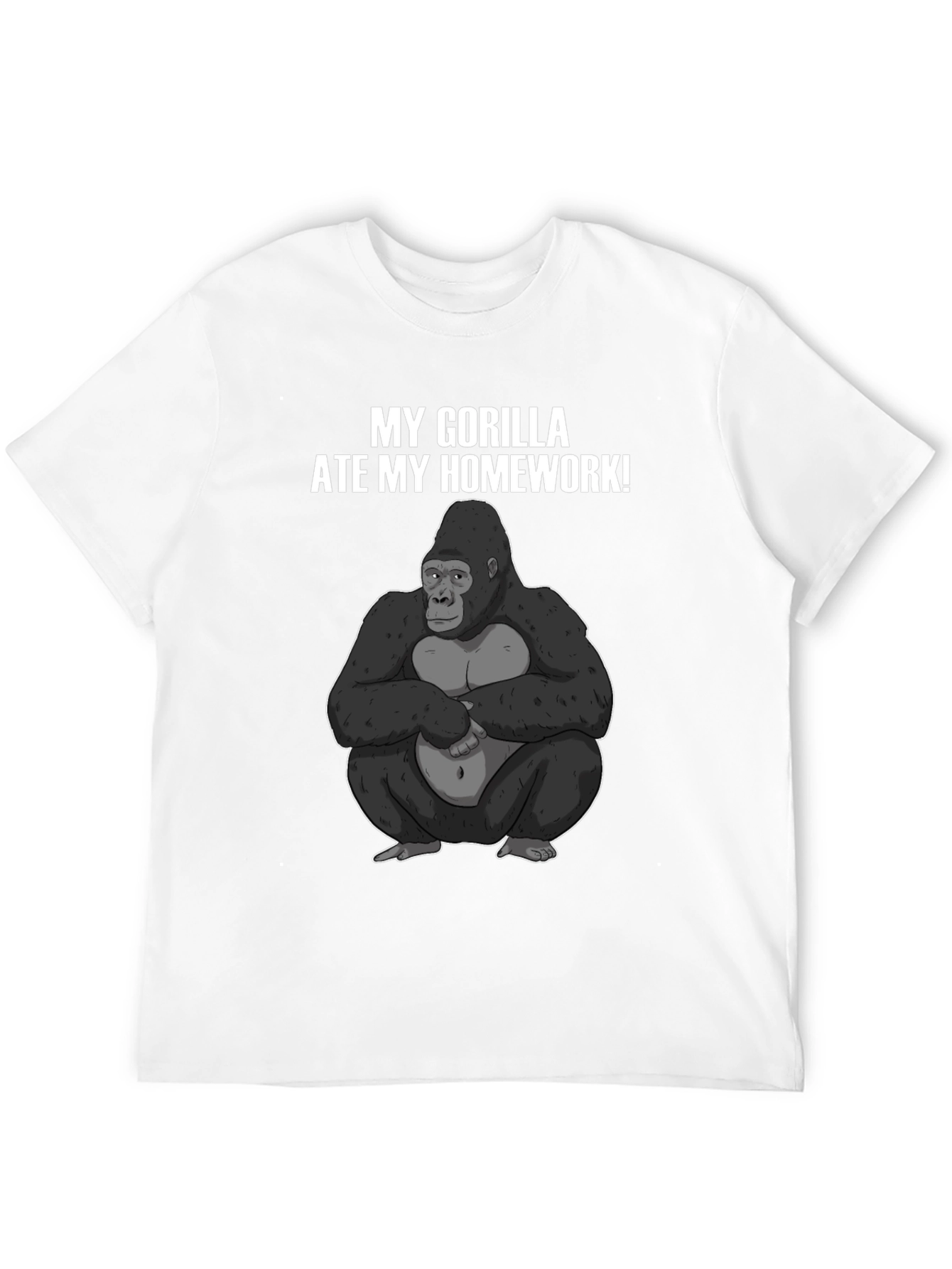 My Gorilla Ate My Homework T-Shirt