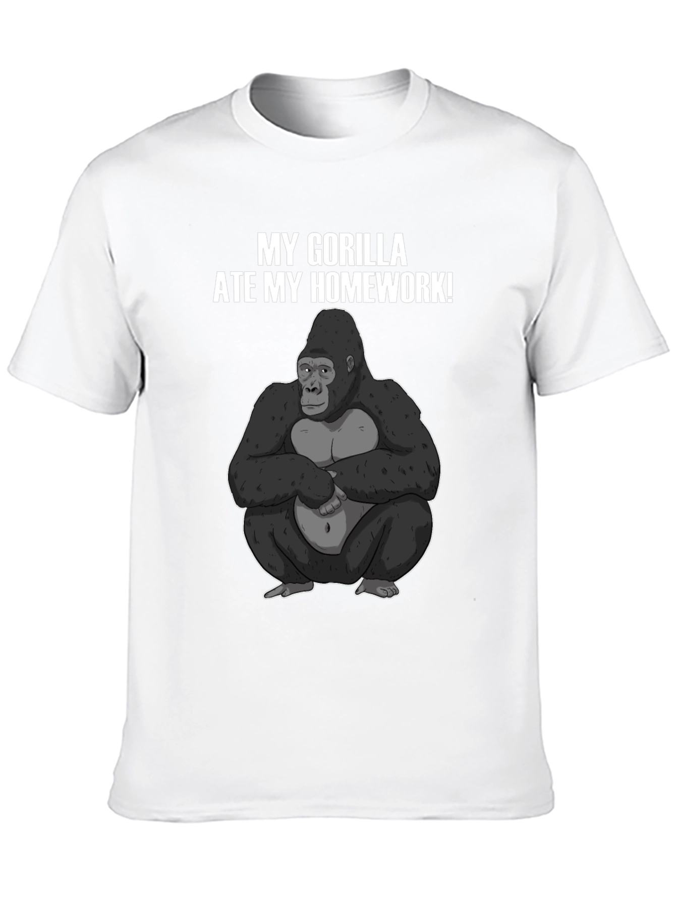 My Gorilla Ate My Homework T-Shirt