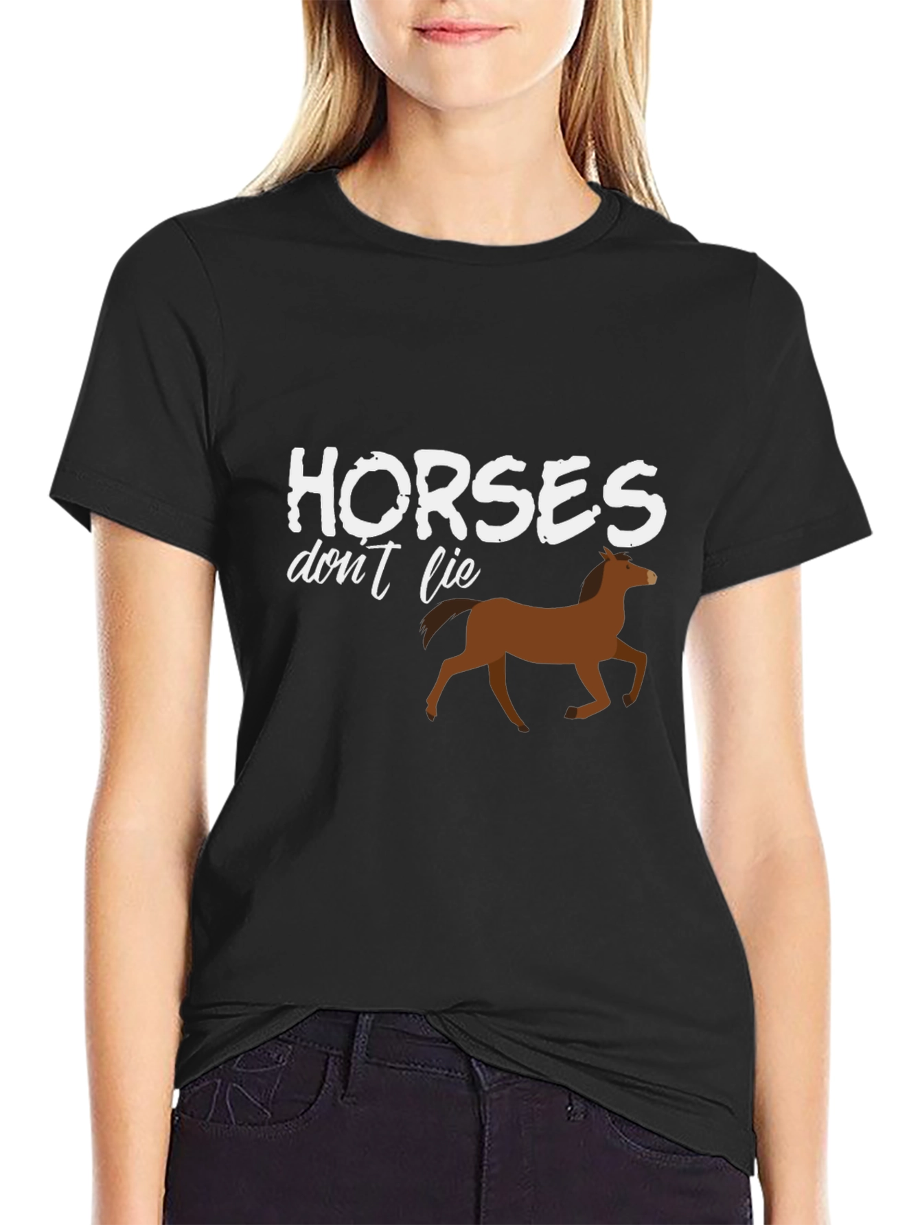 Horses Dont Lie Graphic T-Shirt - Unisex