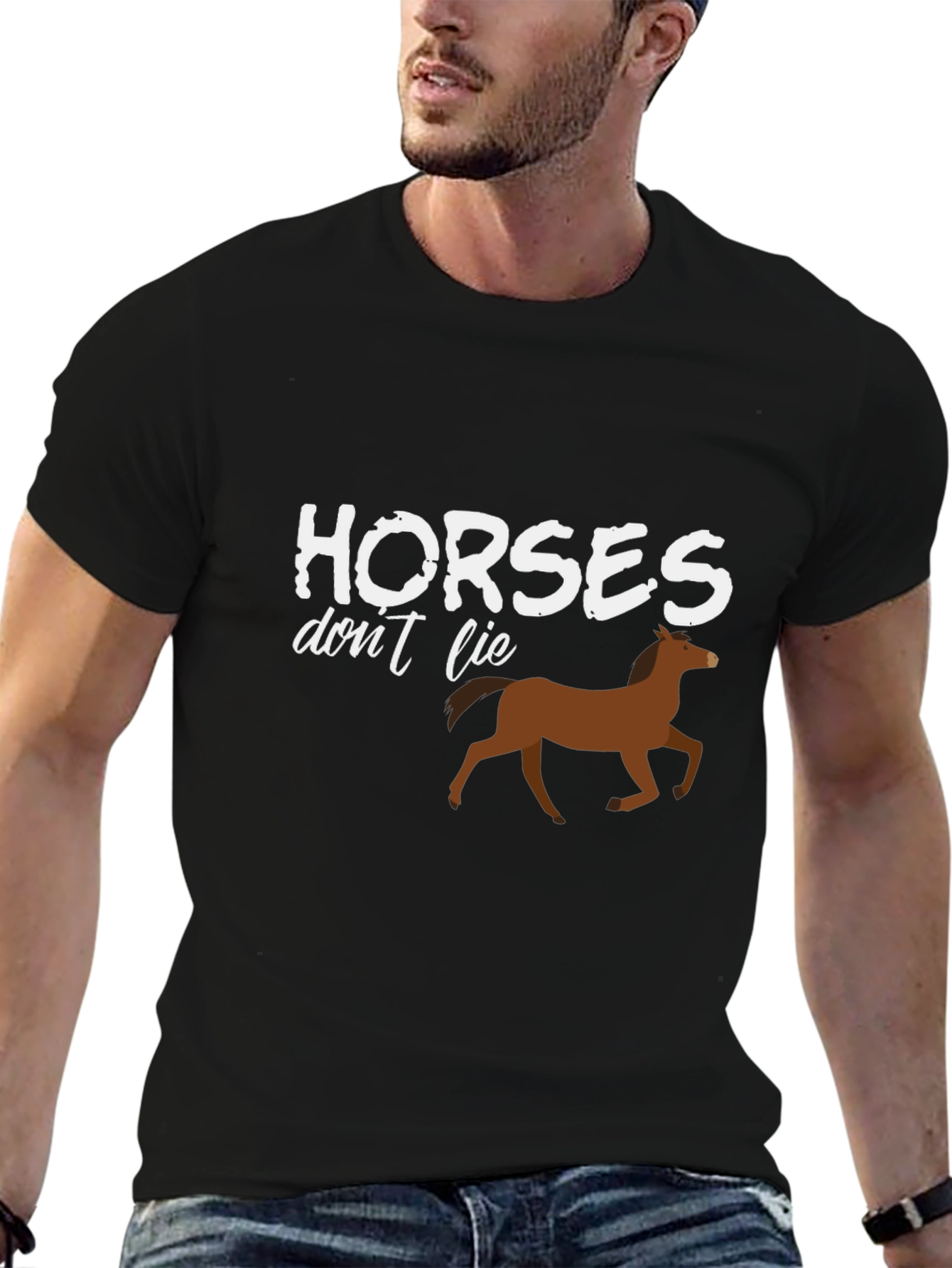 Horses Dont Lie Graphic T-Shirt - Unisex