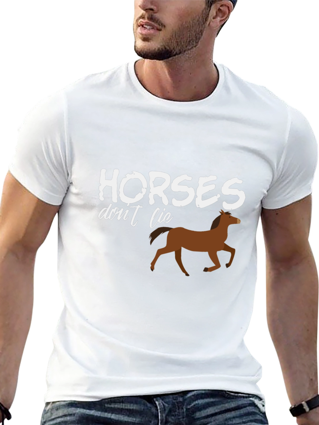 Horses Dont Lie Graphic T-Shirt - Unisex