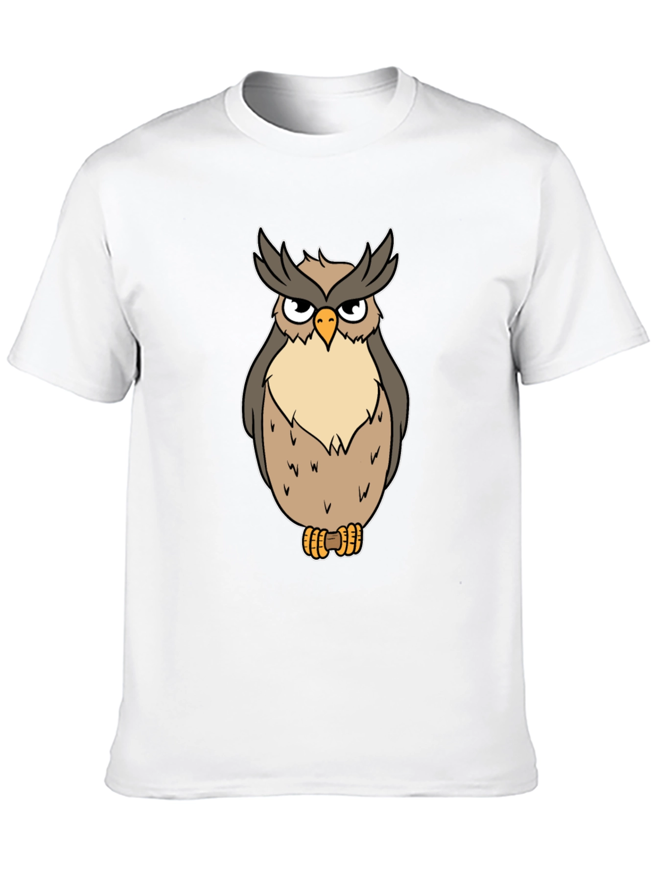 Owl Graphic T-Shirt - Mens Black Tee