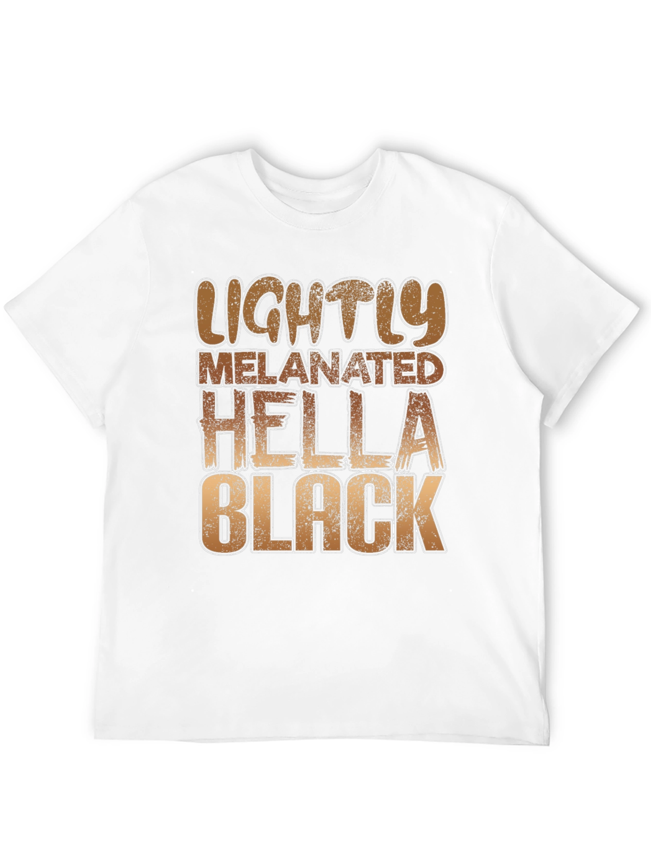 Lightly Melanated Hella Black Graphic Tee