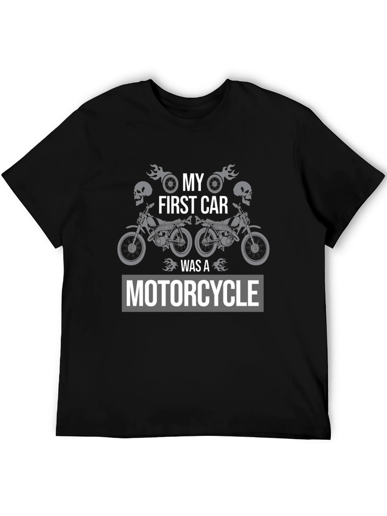 My First Car Motorcycle Graphic Tee