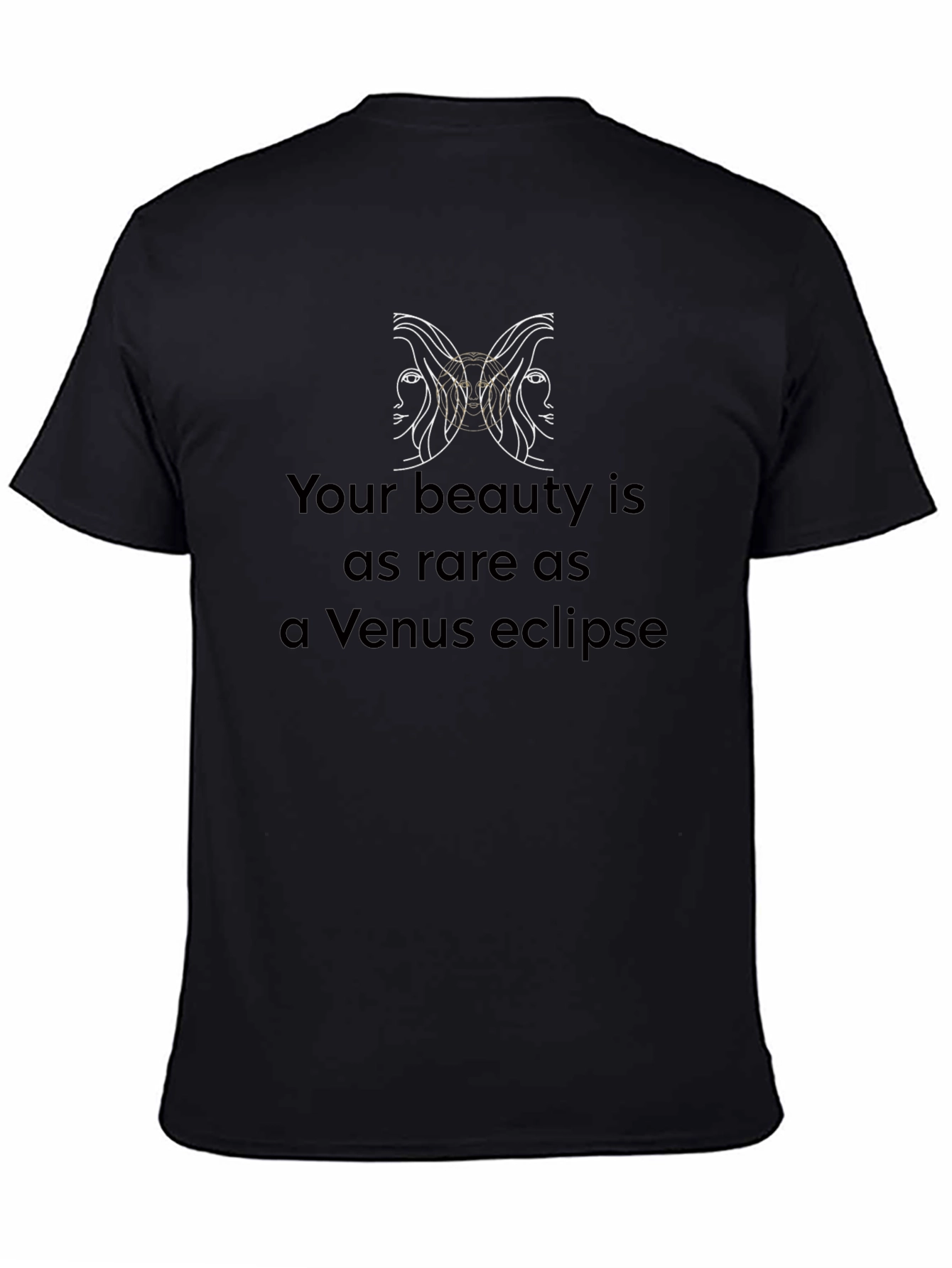 Rare Beauty Venus Eclipse Black T-Shirt