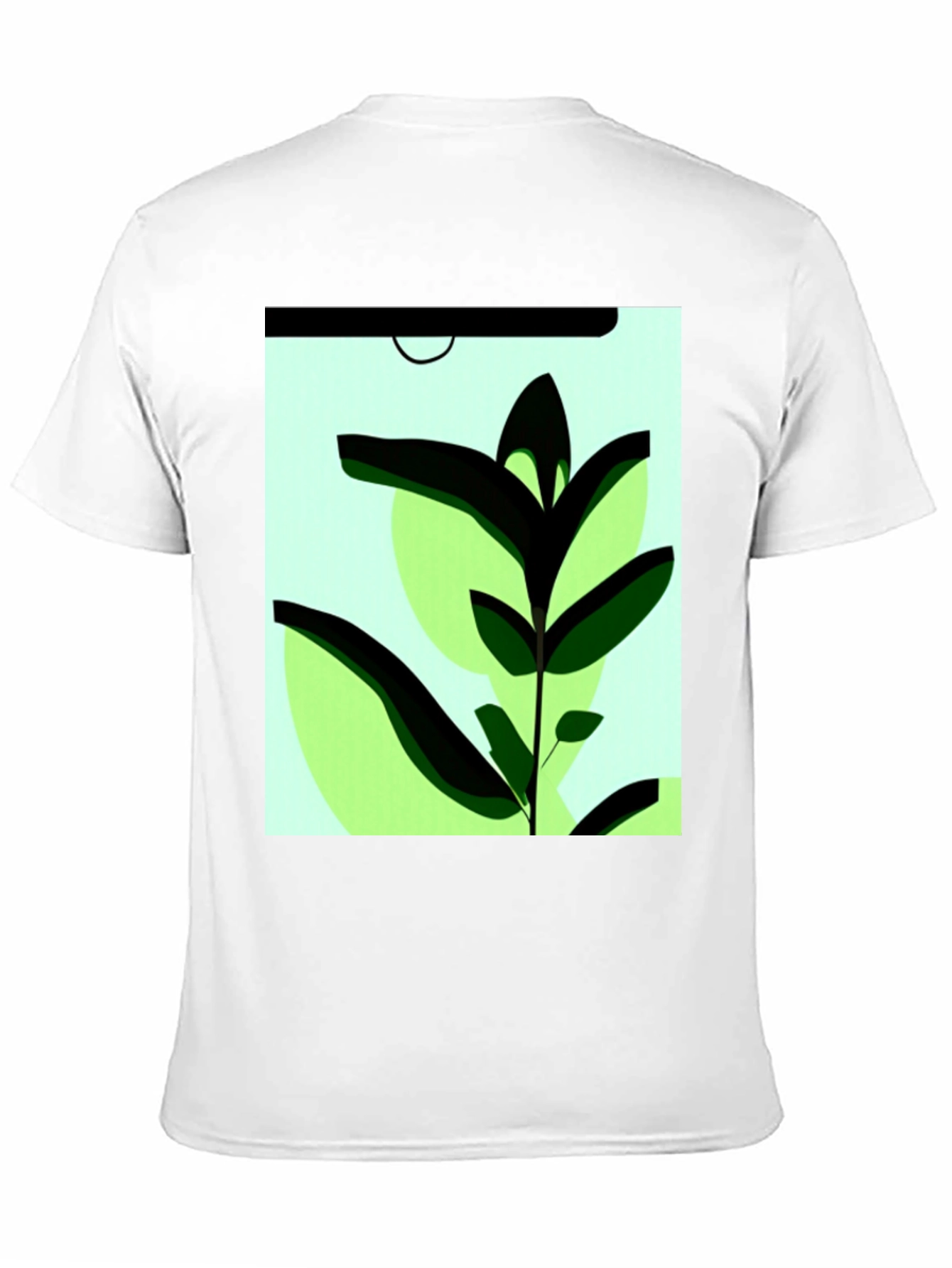 Botanical Graphic Tee - Modern Plant Art Shirt