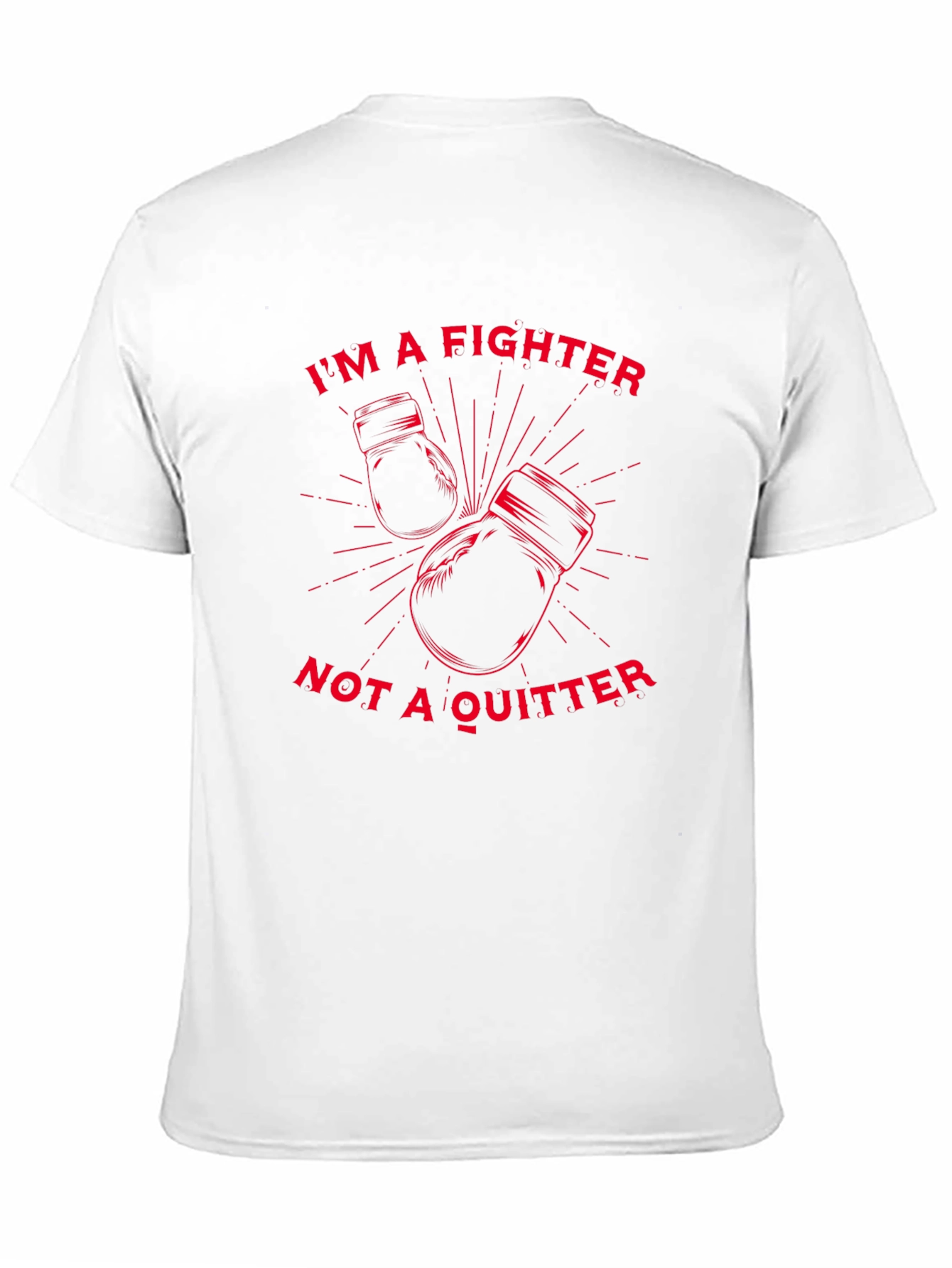 Fighter Graphic Tee - Motivational Boxing T-Shirt