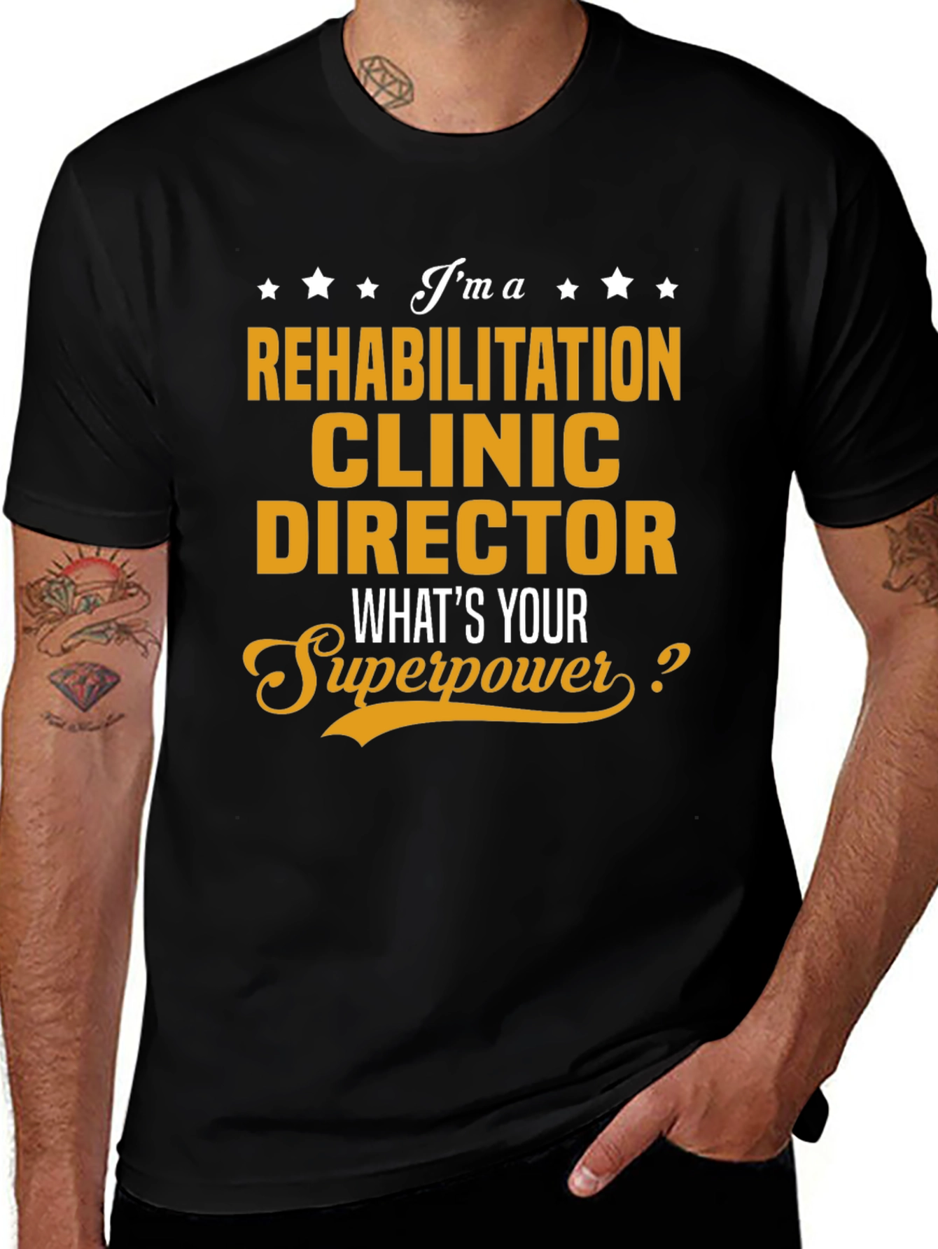 Rehabilitation Clinic Director Superpower T-Shirt