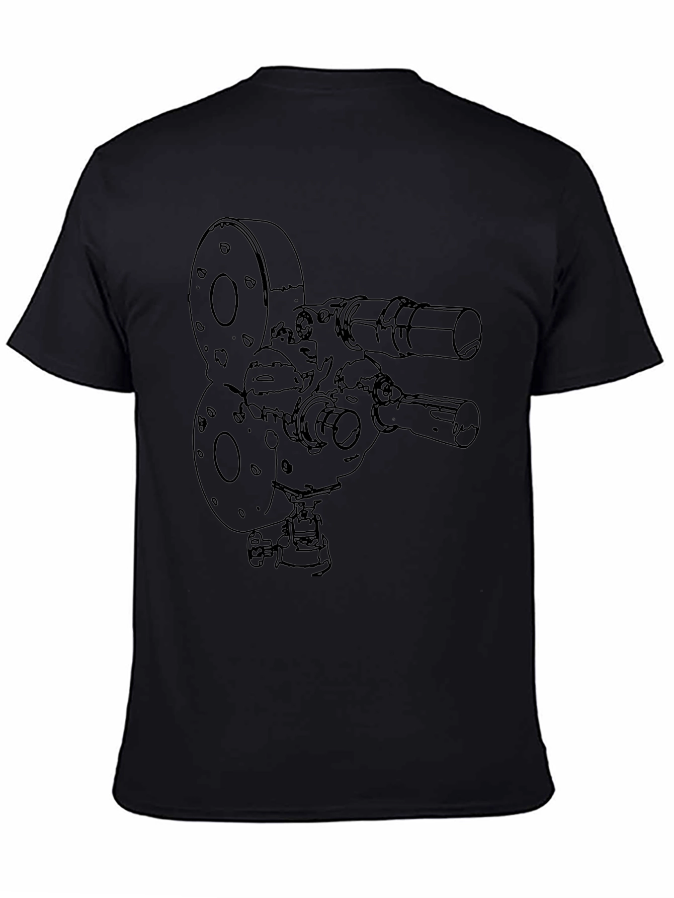 Retro Film Camera Graphic Tee - Classic Style
