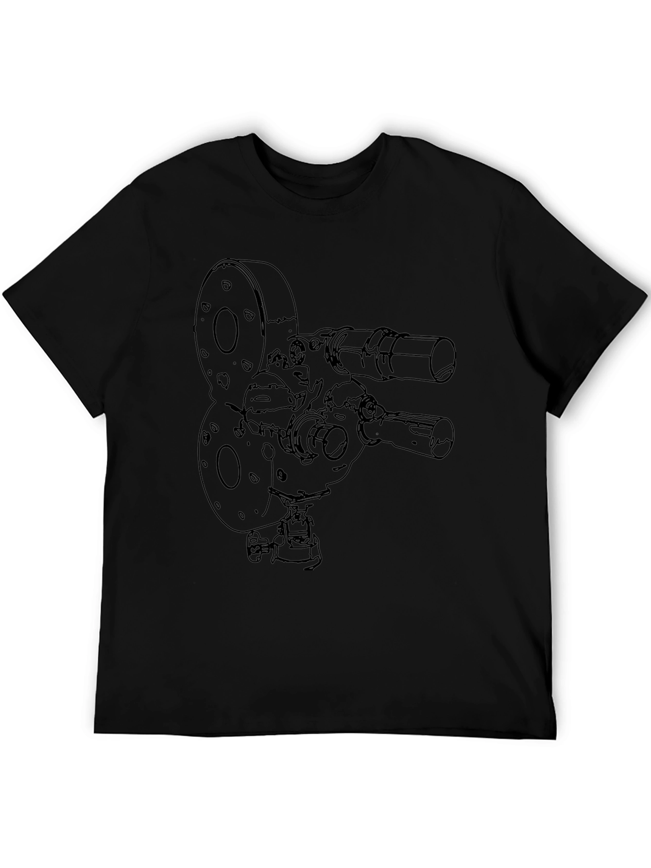 Retro Film Camera Graphic Tee - Classic Style