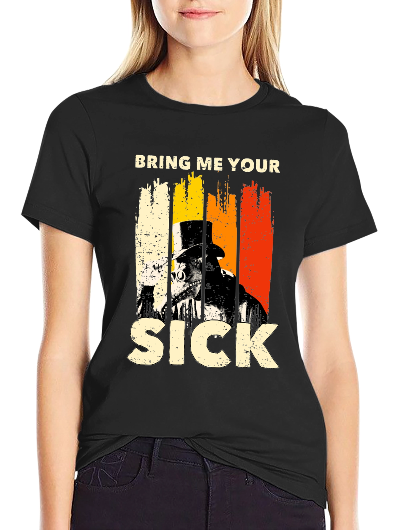 Bring Me Your Sick T-Shirt Plague Doctor Tee