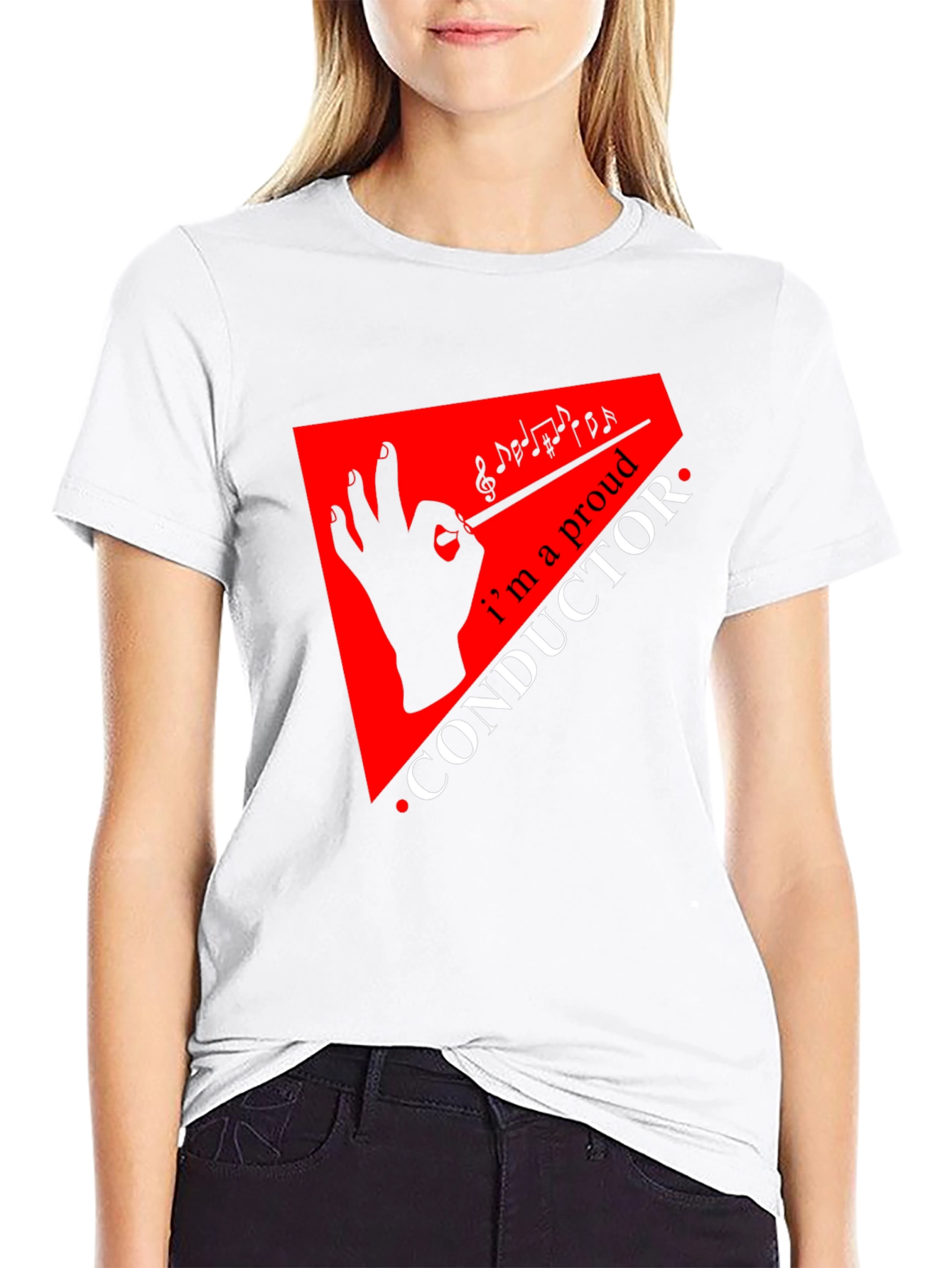 Proud Conductor Graphic T-Shirt - Music Lover Apparel
