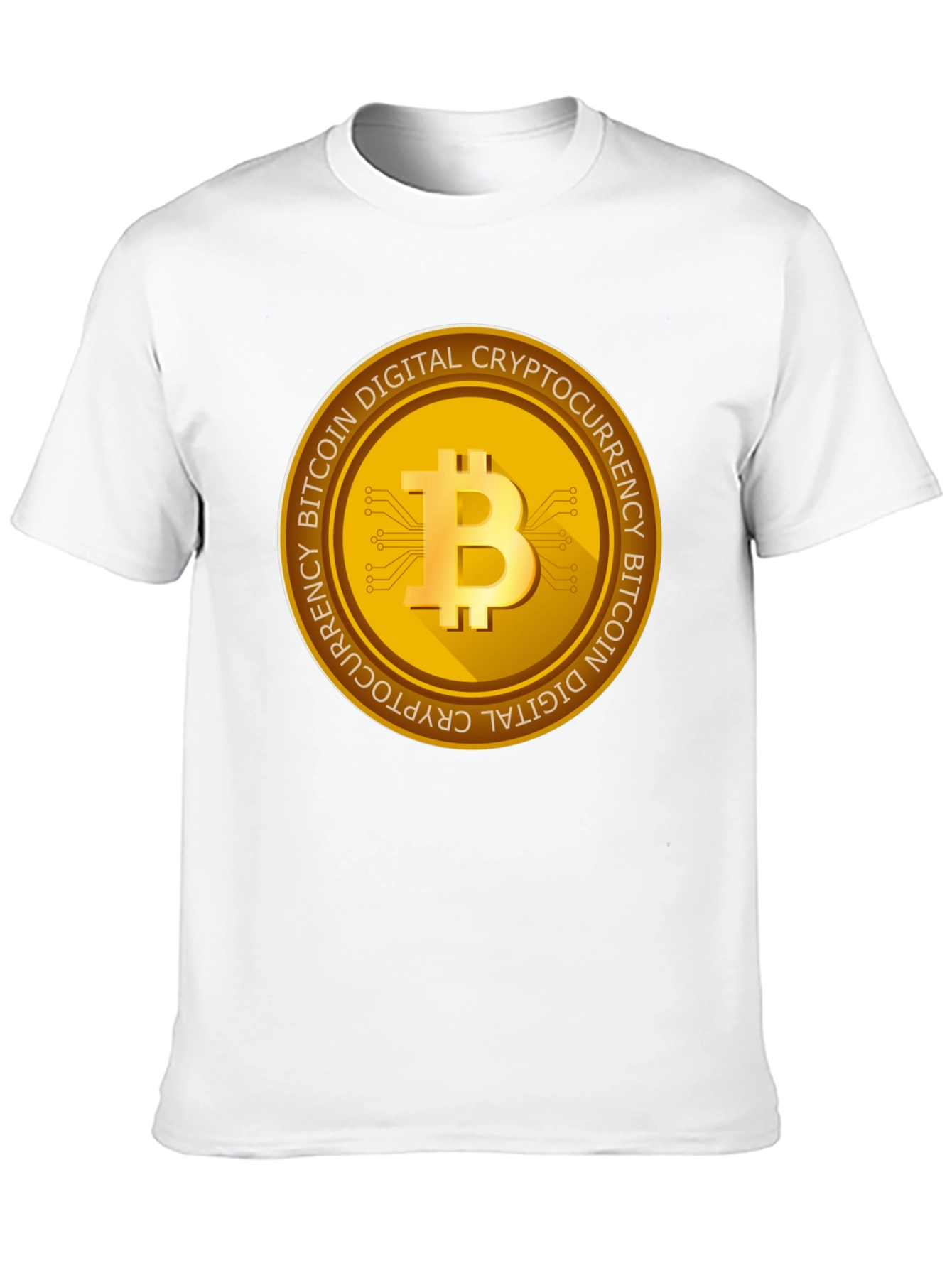Bitcoin Cryptocurrency Graphic T-Shirt - Black