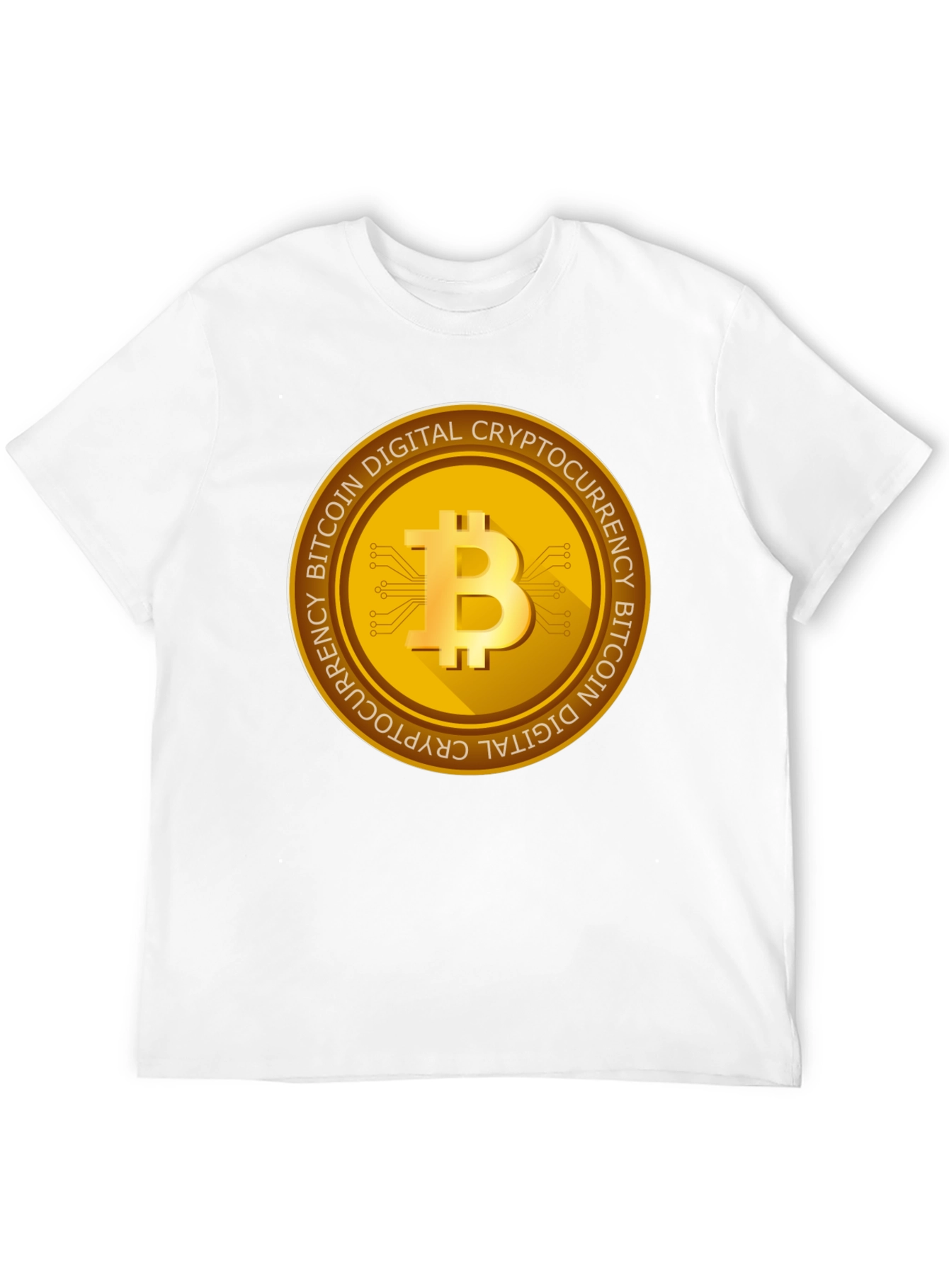 Bitcoin Cryptocurrency Graphic T-Shirt - Black