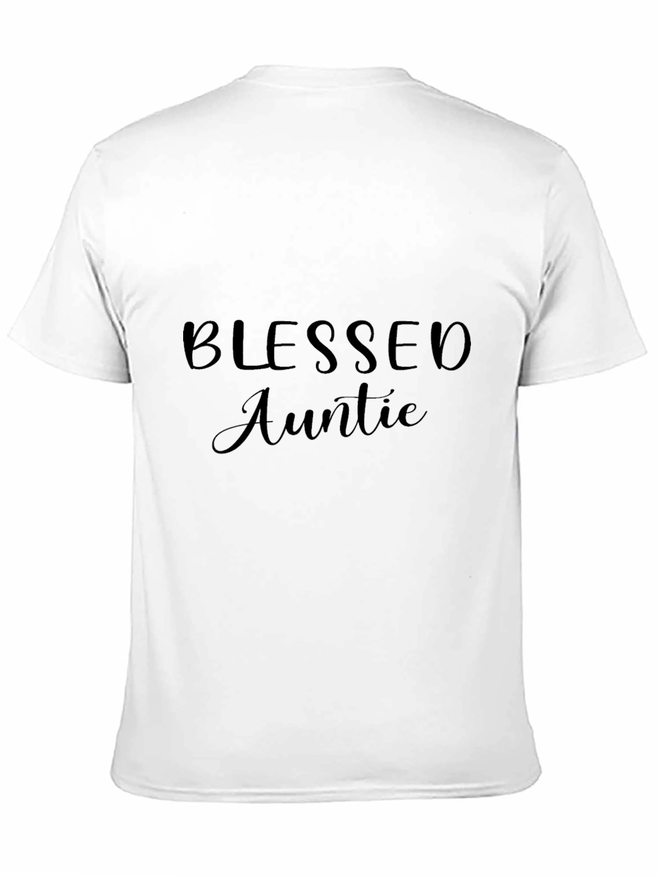Blessed Auntie Black T-Shirt