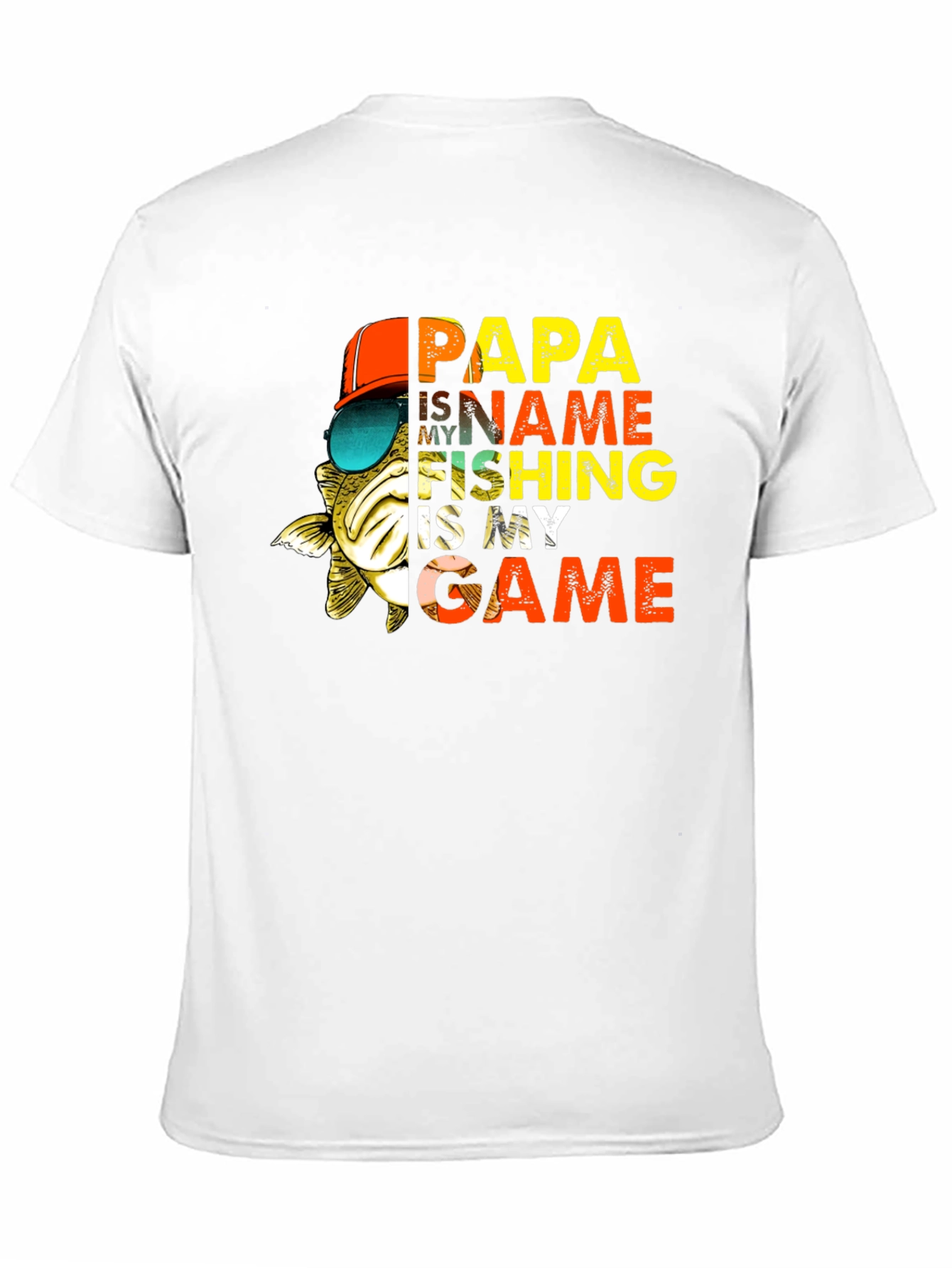 Papa Fishing T-Shirt - Name is My Game