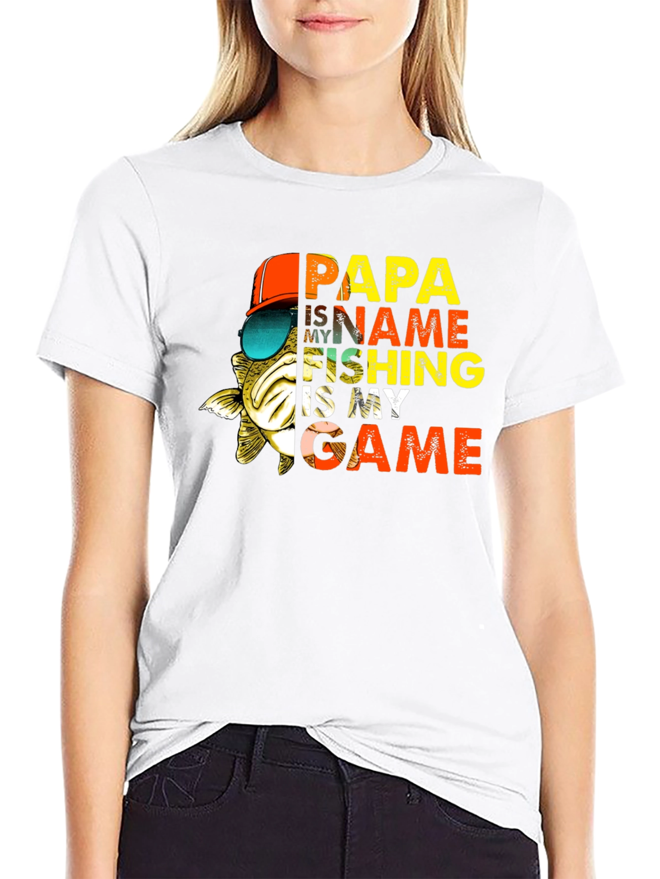 Papa Fishing T-Shirt - Name is My Game